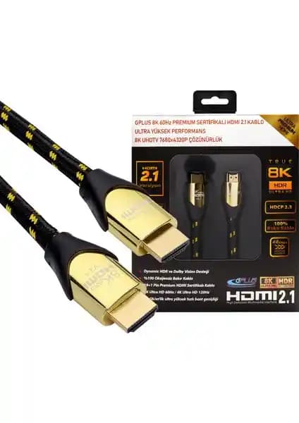 Gplus 8K60 ve Paugge 2 Metre HDMI 2.1 Kablo Karşılaştırması ve Seçim Rehberi