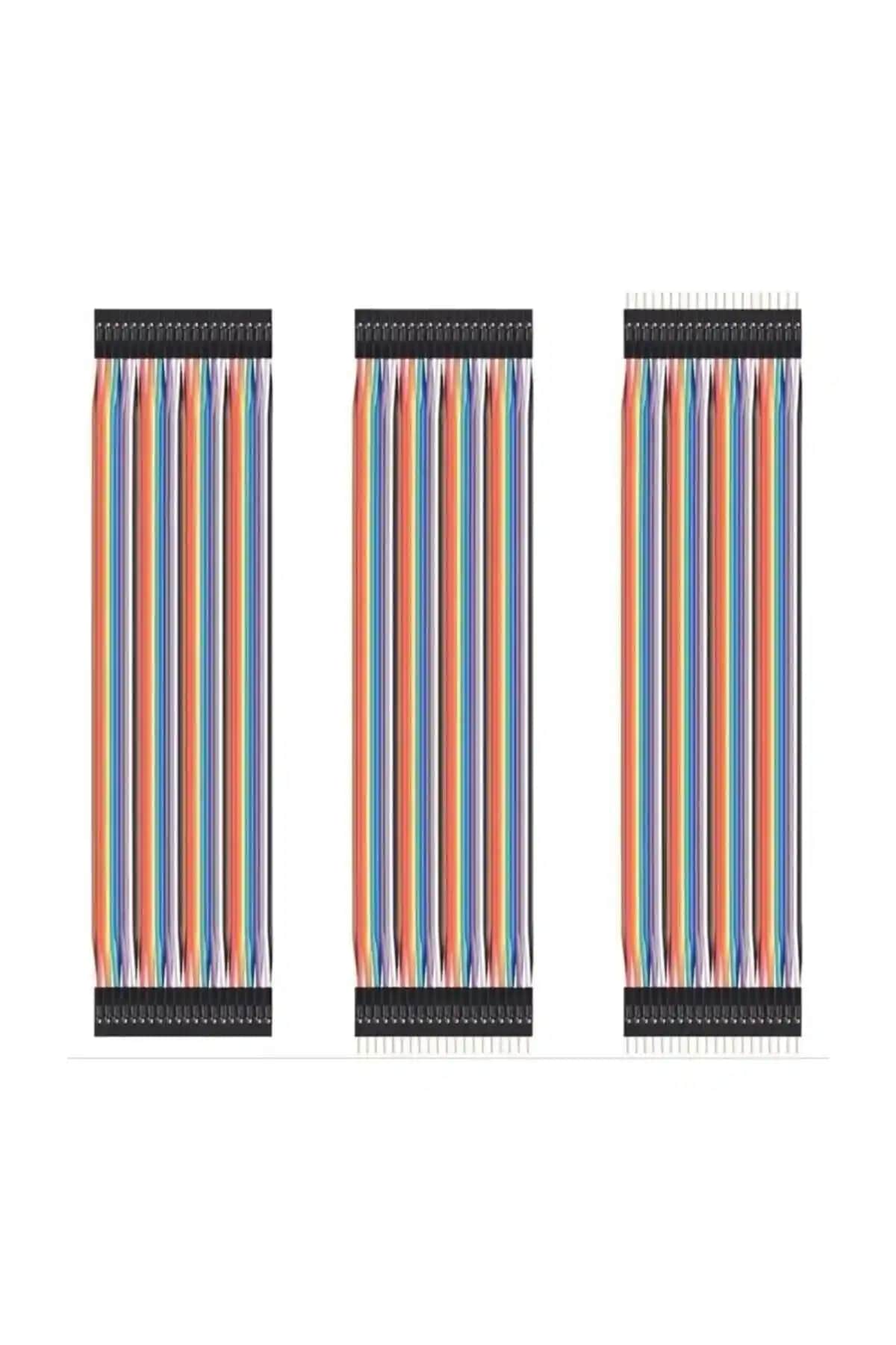 120'li Dişi-Dişi ve Erkek-Erkek Jumper Kablo Seti Arduino ve Elektronik Projeleri İçin