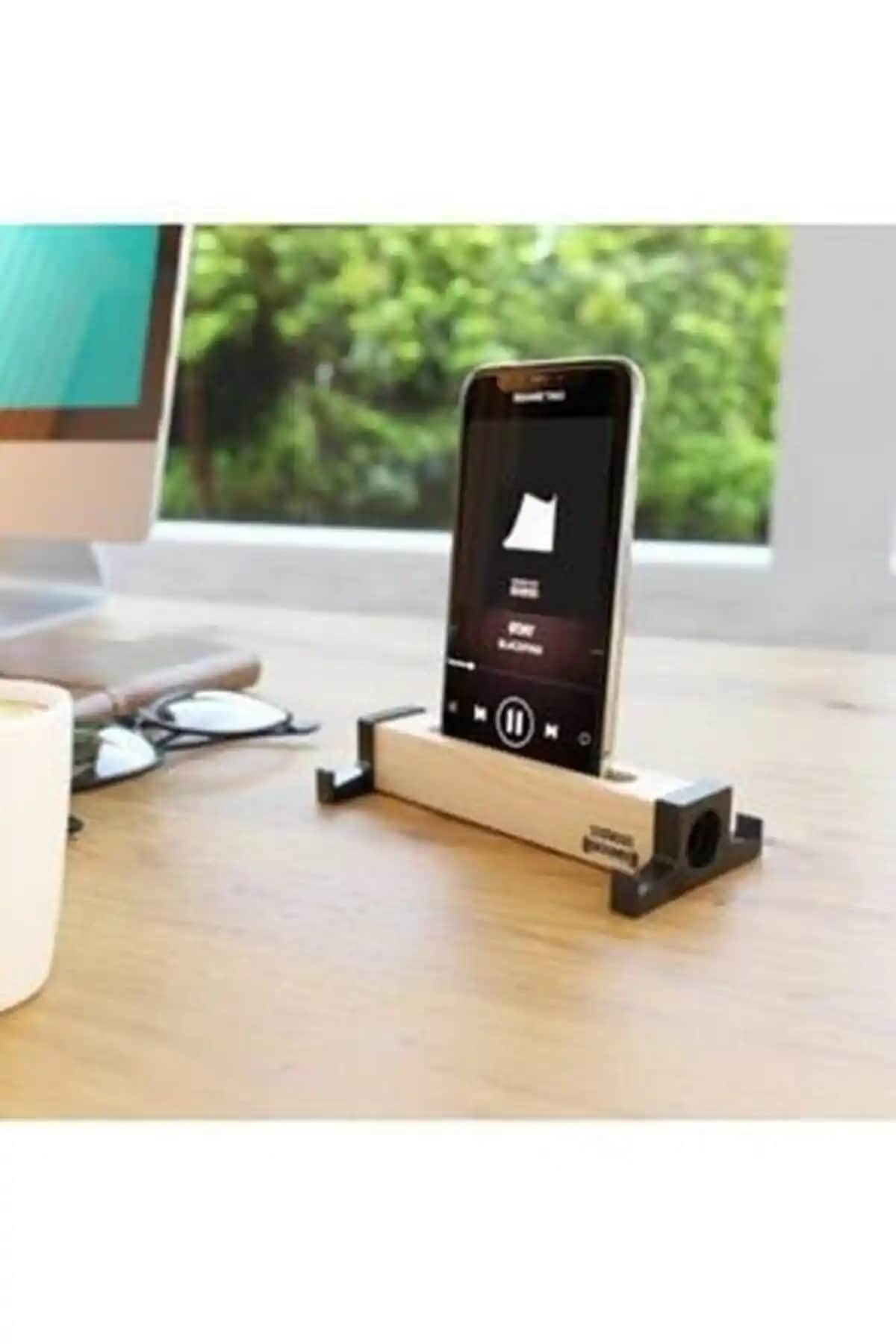 Ahşap Akustik Telefon ve Tablet Standı: Modern Tasarım ve Çok Yönlü Kullanım Özellikleri