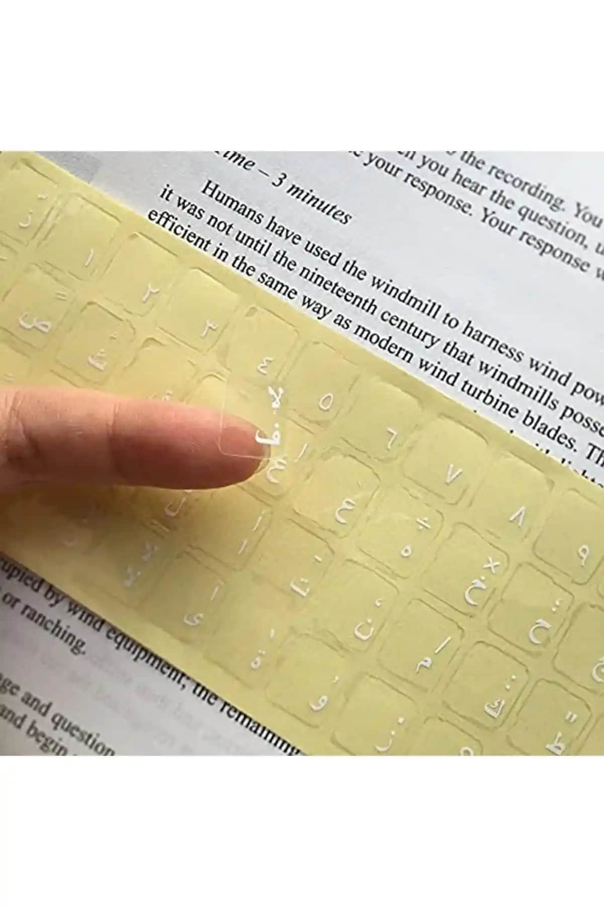 Arapça Klavye Etiketi İncelemesi: Şeffaf Tasarımı ve Kullanım Avantajları