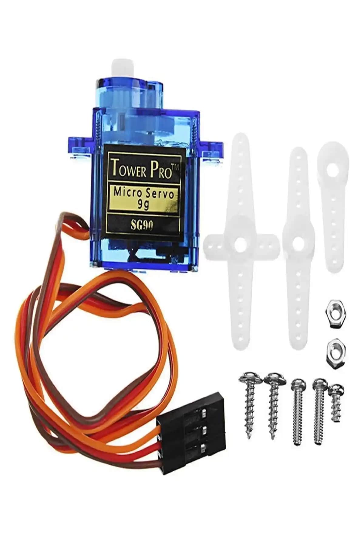 Arduino için Tower Pro SG90 RC Mini Servo Motor Detaylı İnceleme ve Kullanım Kılavuzu