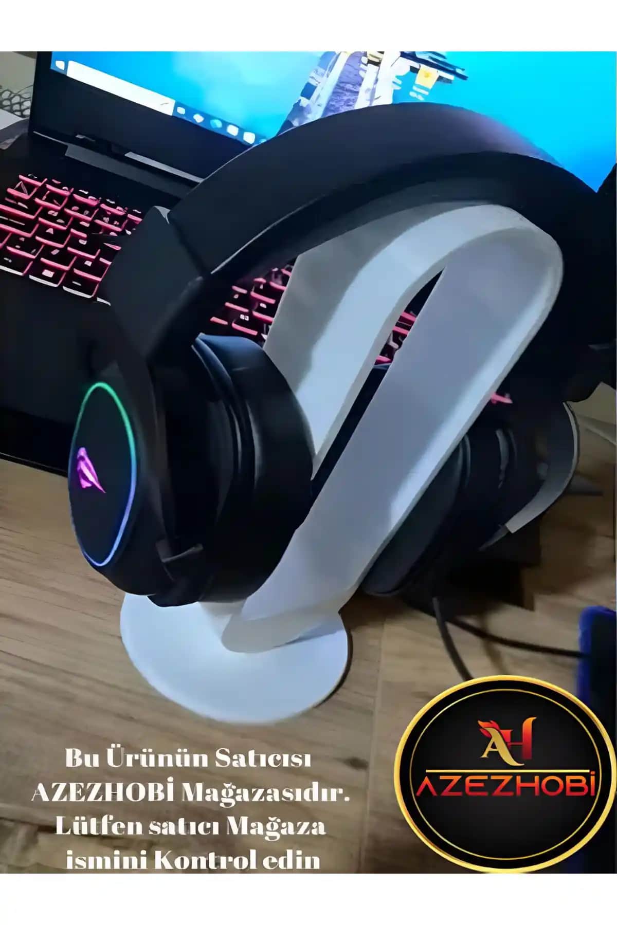 Azezhobi Gamer Kulaklık Standı: Estetik ve Fonksiyonel Masaüstü Dekorasyonu
