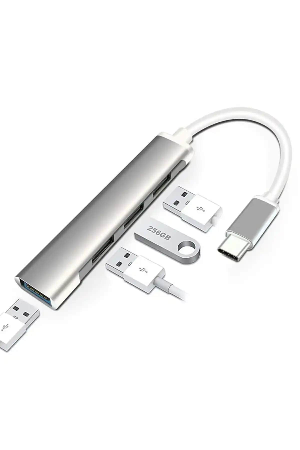 Batcell Type-C USB Çoğaltıcı ve Silabor 4 Port USB 3.0 Hub Karşılaştırması
