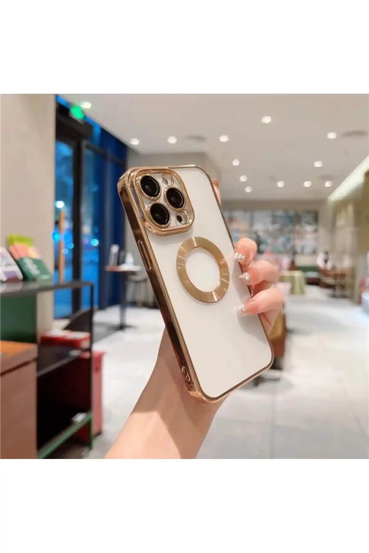 BilişimGo iPhone 11 Pro Max için Renkli Kenarlarla Şık ve Dayanıklı Kılıf