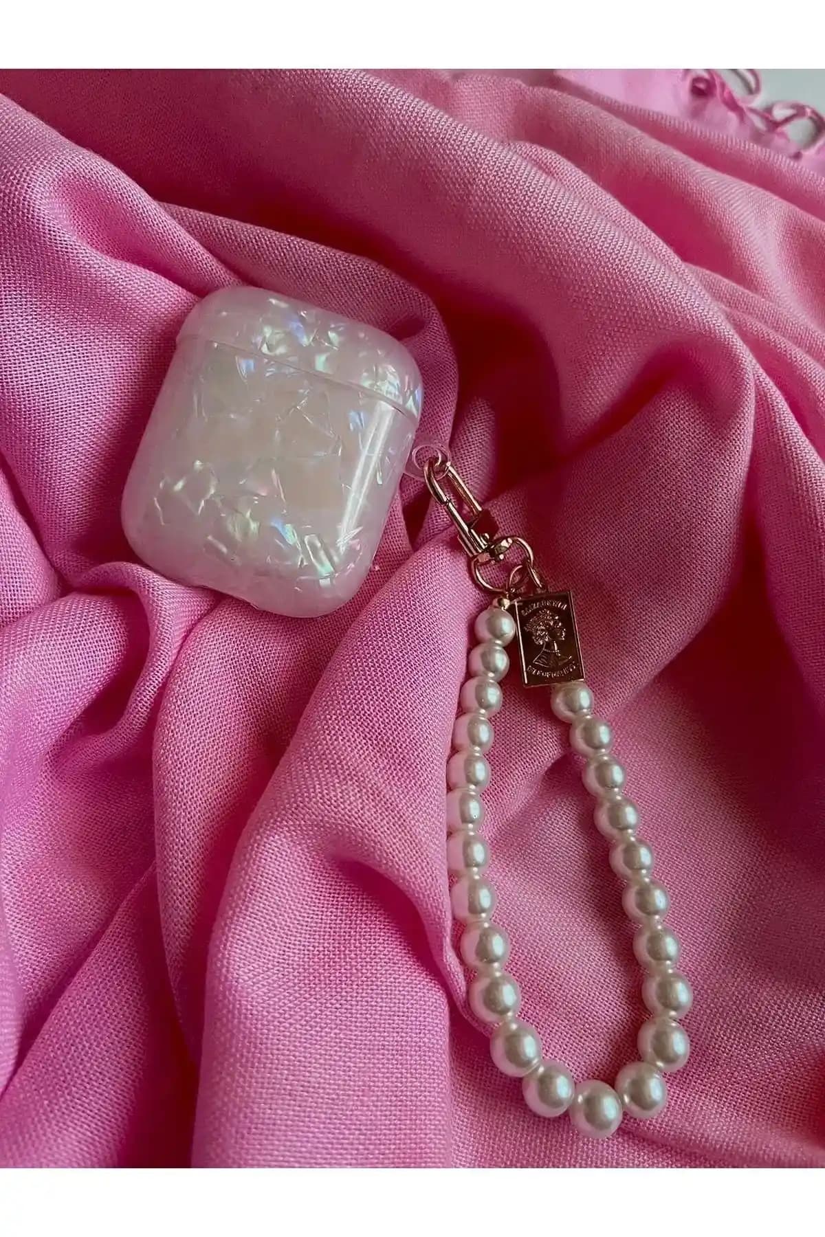 BURDEM Kristal Desenli Ekru Kulaklık Kılıfı: Dayanıklı ve Şık Koruma Çözümü