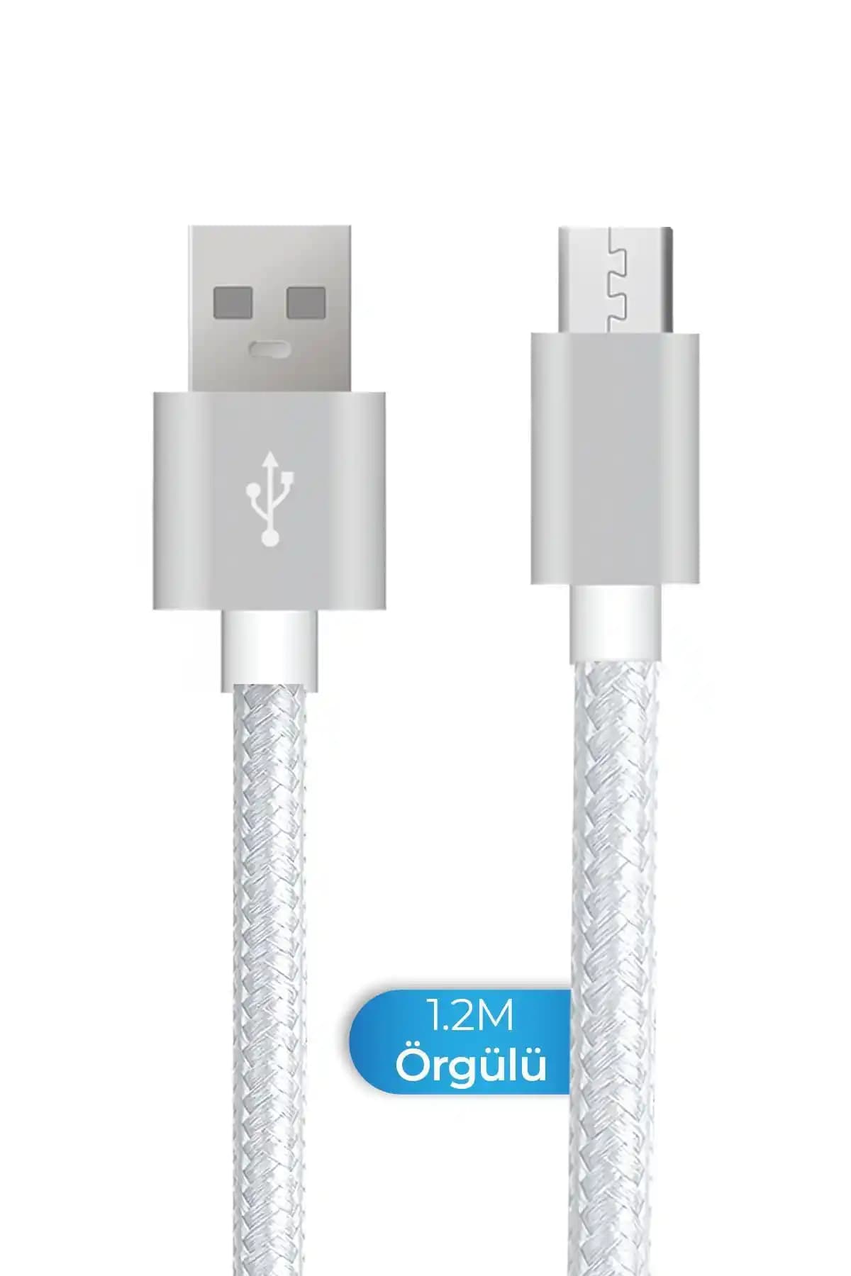 Deji Marka Mikro USB Şarj ve Veri Kablosu Dayanıklı ve Yüksek Performanslı 1.2 Metre Uzunlukta