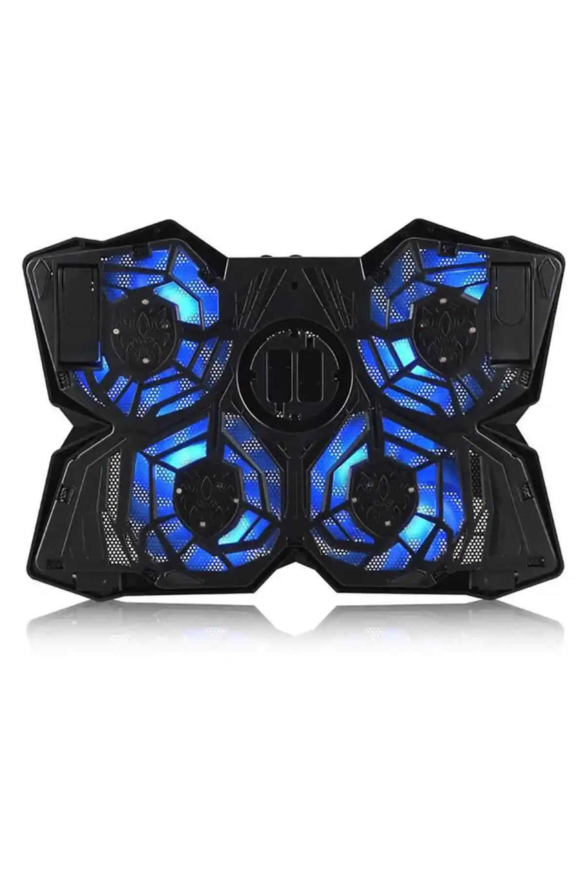Dexim Notebook Soğutucu Stand - LED'li, 4 Fanlı, Yüksek Performanslı ve Sessiz Tasarım