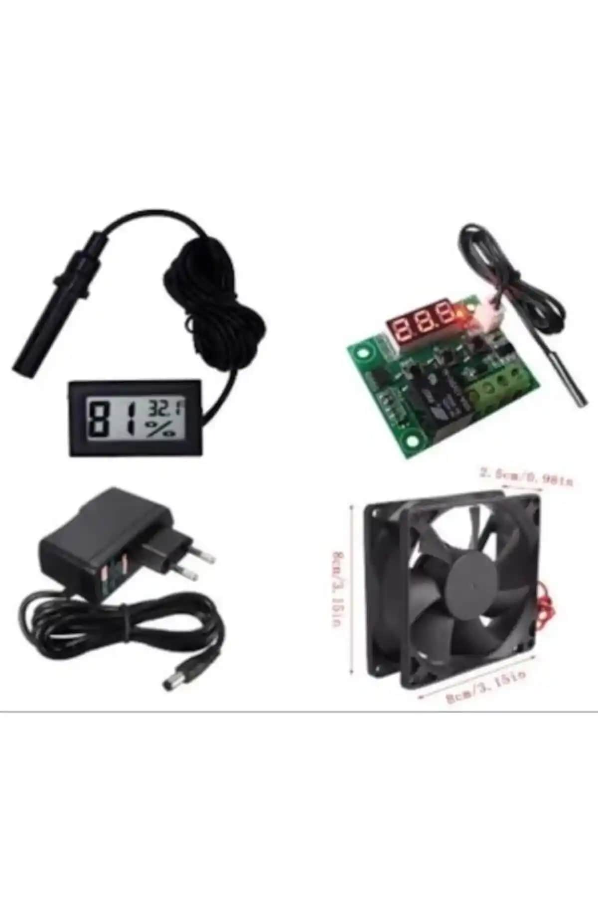 Diasithalat 4'lü Kuluçka Makinesi Seti – Yüksek Hassasiyetle Sıcaklık ve Nem Kontrolü