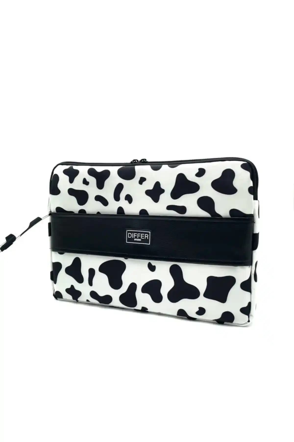 Differ Studio 15.6 İnç İnek Desenli Su Geçirmez Laptop ve Evrak Kılıfı Özellikleri