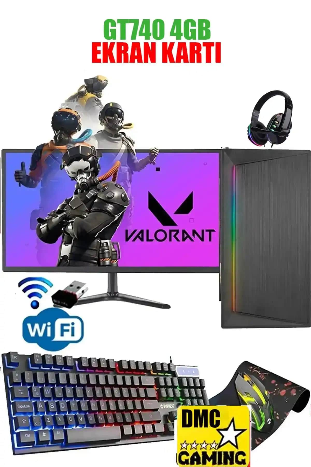 DMC N168x Oyuncu Masaüstü Bilgisayarı Güçlü Performans ve Dayanıklılık Özellikleriyle