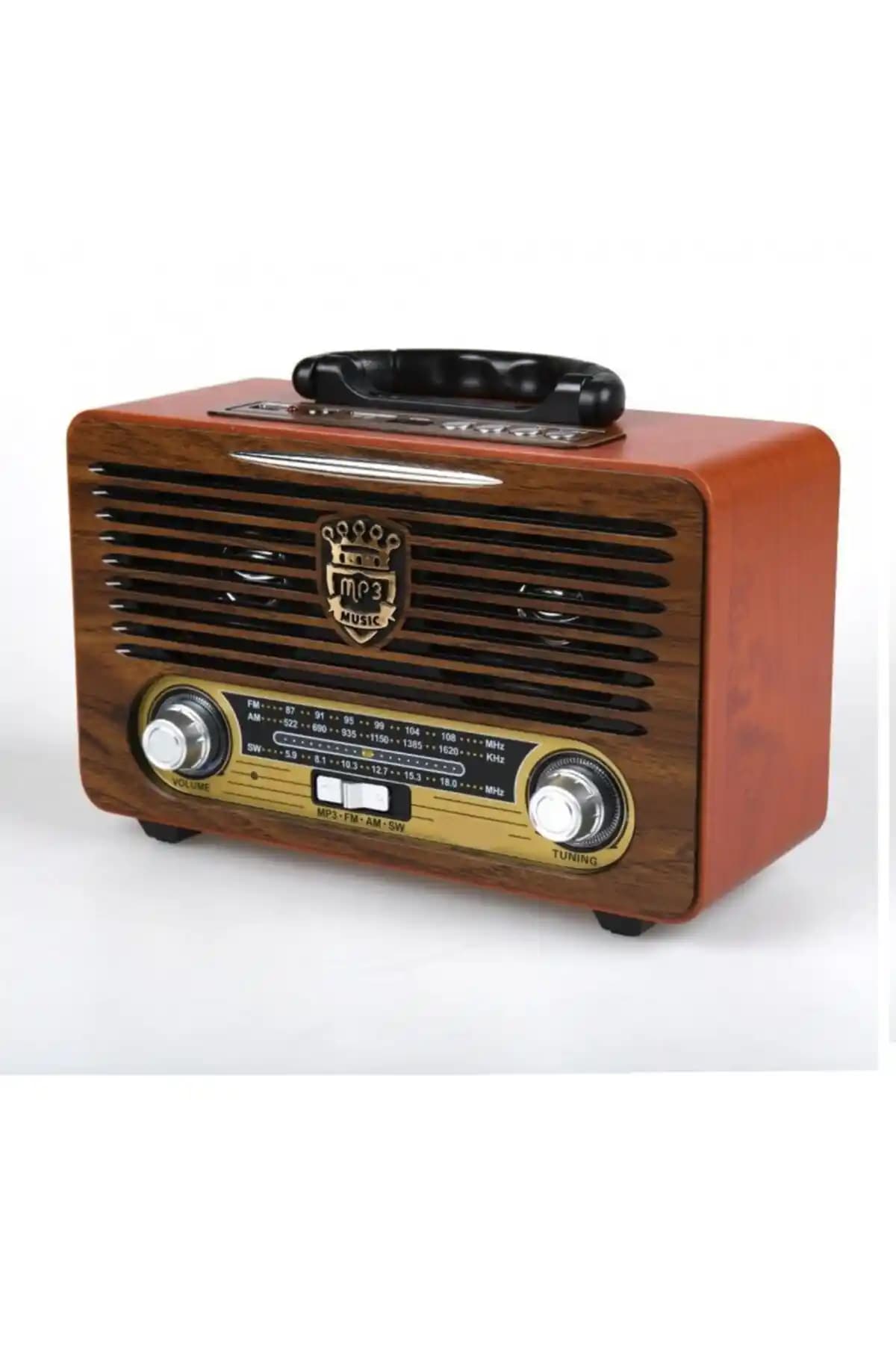 Dynego Bluetooth Şarjlı Nostaljik Radyo: Modern Tasarım ve Çok Yönlü Kullanım Özellikleri