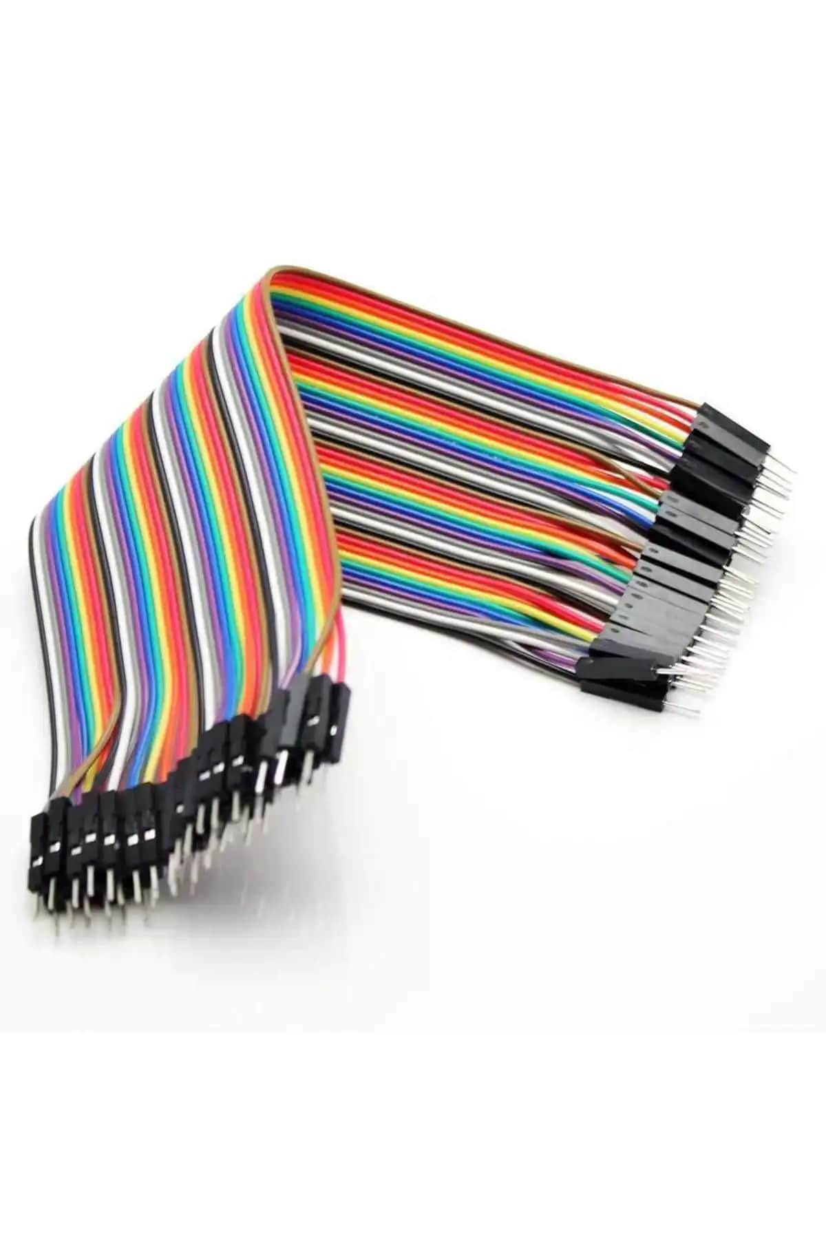 Elektronik projeleriniz için 20cm Dupont Jumper Kablo Seti 40 Adet Güvenilir Bağlantı Çözümü