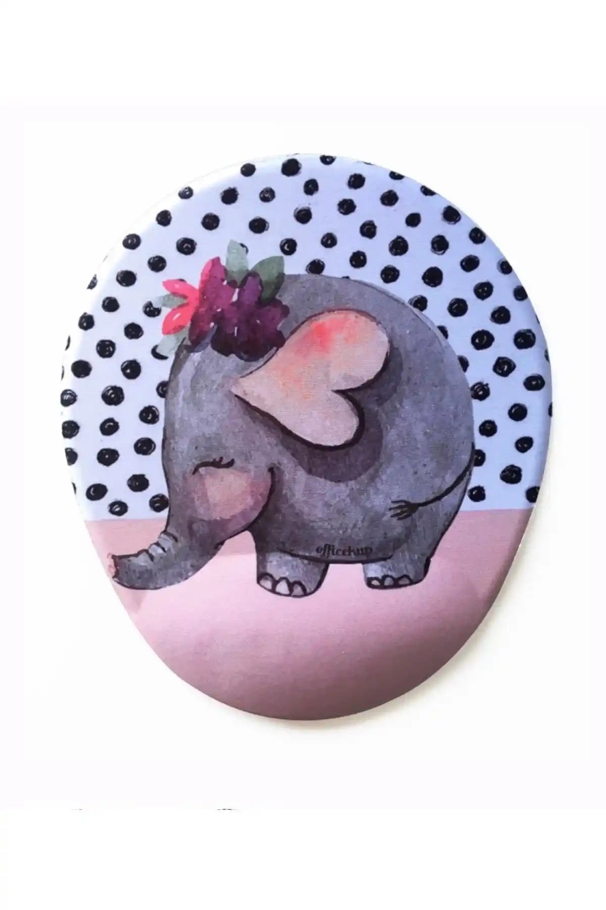 Elephant Bee Bilek Destekli Mouse Pad: Ergonomik ve Estetik Çalışma Alanı Aksesuarı