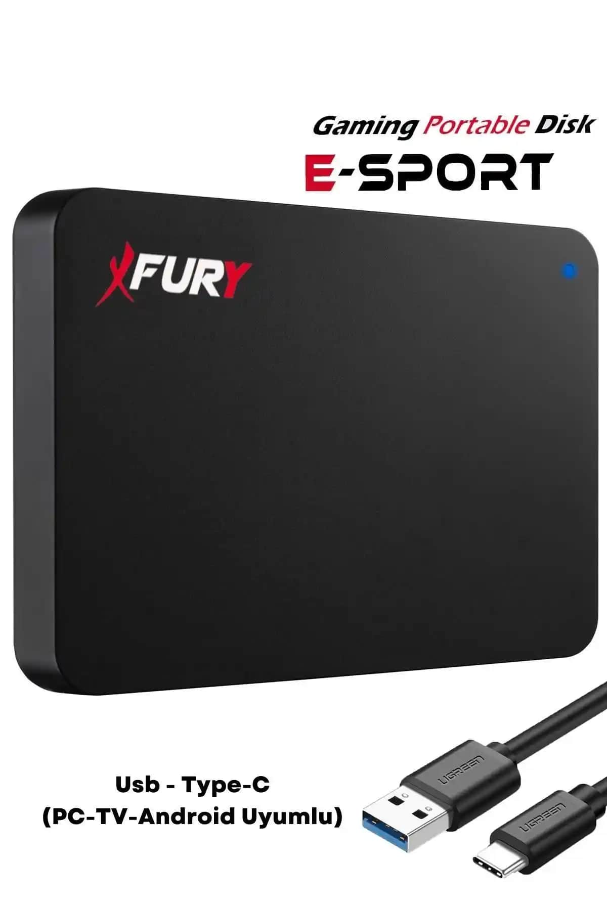 FURY E-sport 320 GB Harici Disk: Yüksek Performans ve Taşınabilirlik Özellikleri