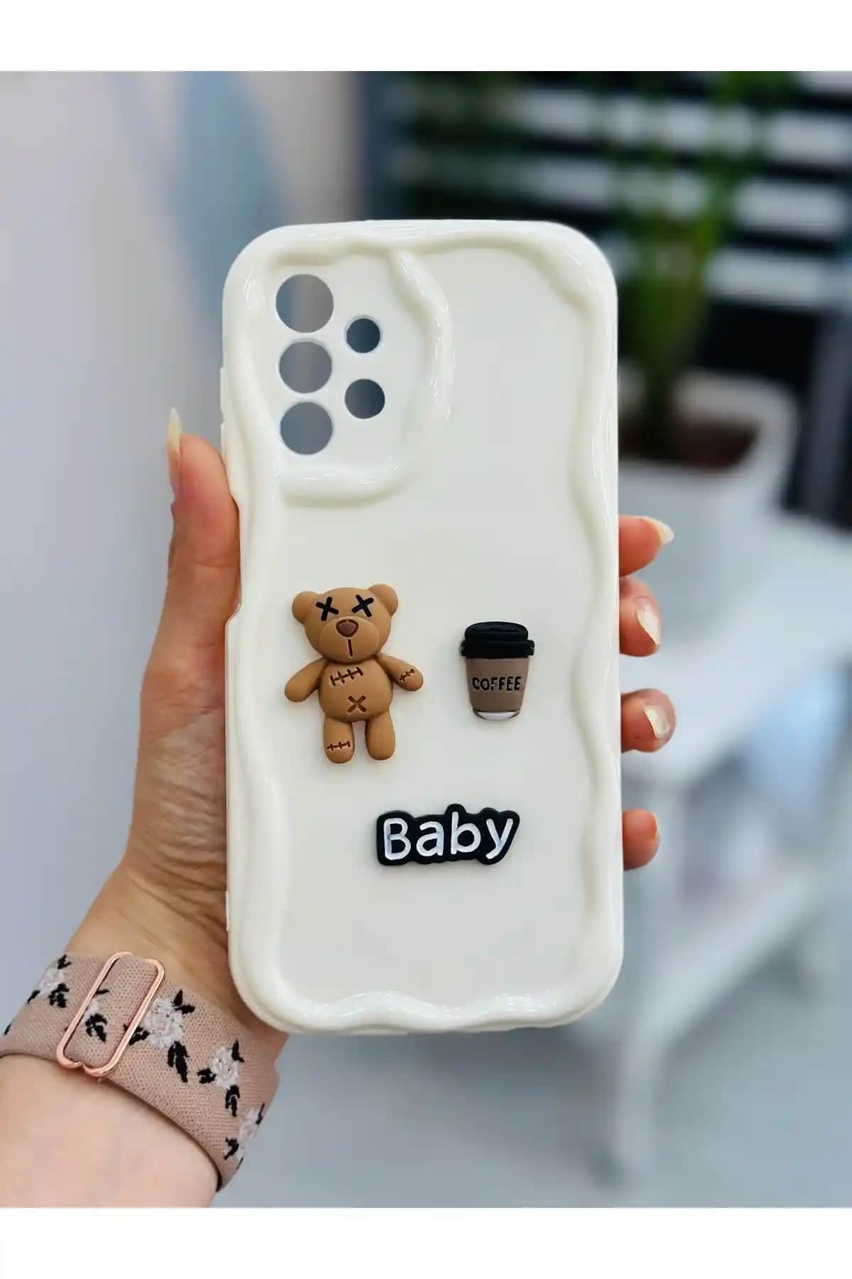 Galaxy A13 için Sevimli Bebek Temalı Silikon Kılıf Koruma ve Estetik Birlikteliği