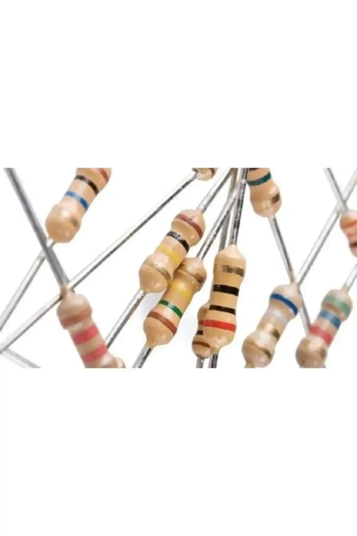 Genel Markalar 100 Adet 1/4W Direnç Paketi: Çeşitli Direnç Değerleri ve Kullanım Alanları