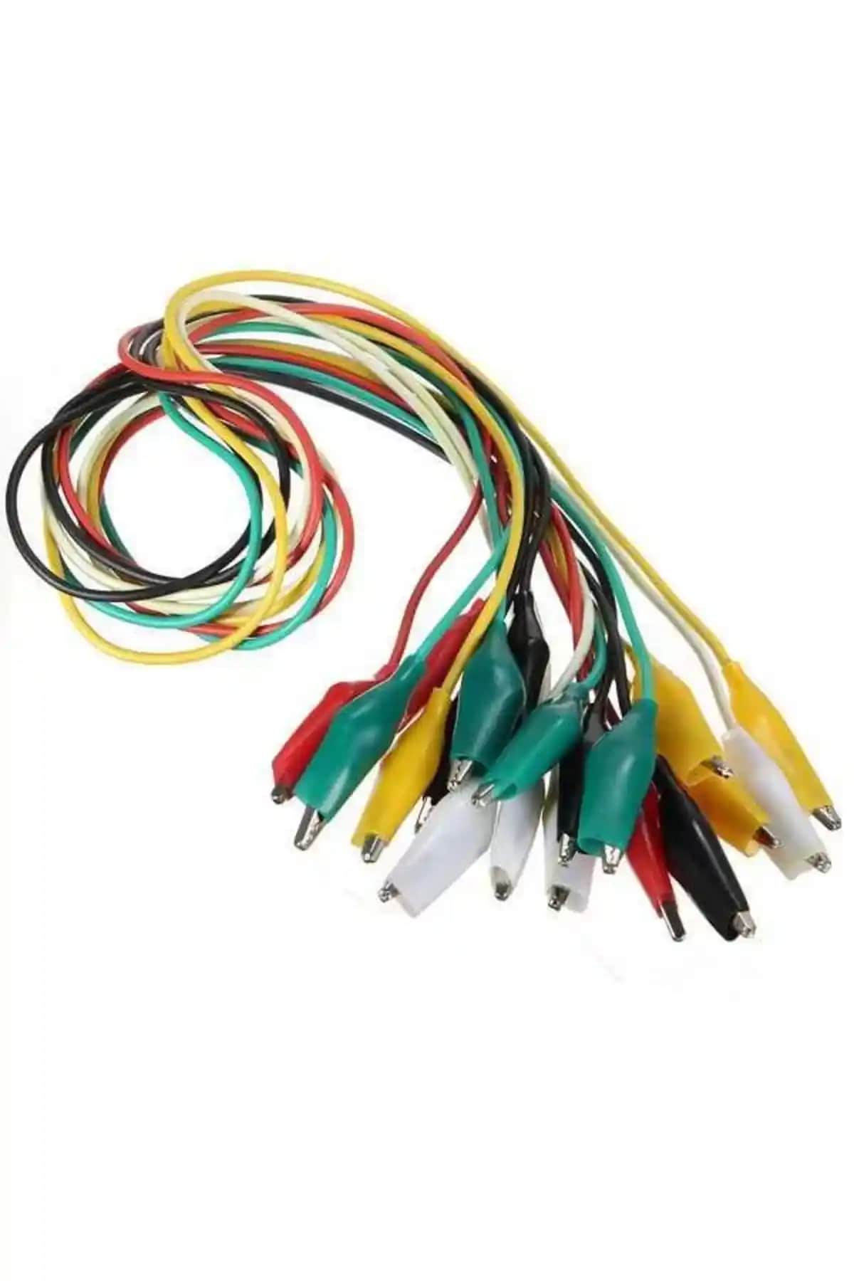 Genel Markalar Krokodil Kablo Timsah Ağızlı Klipsleri Elektrik ve Elektronik Projeleri İçin Güvenilir Çözüm