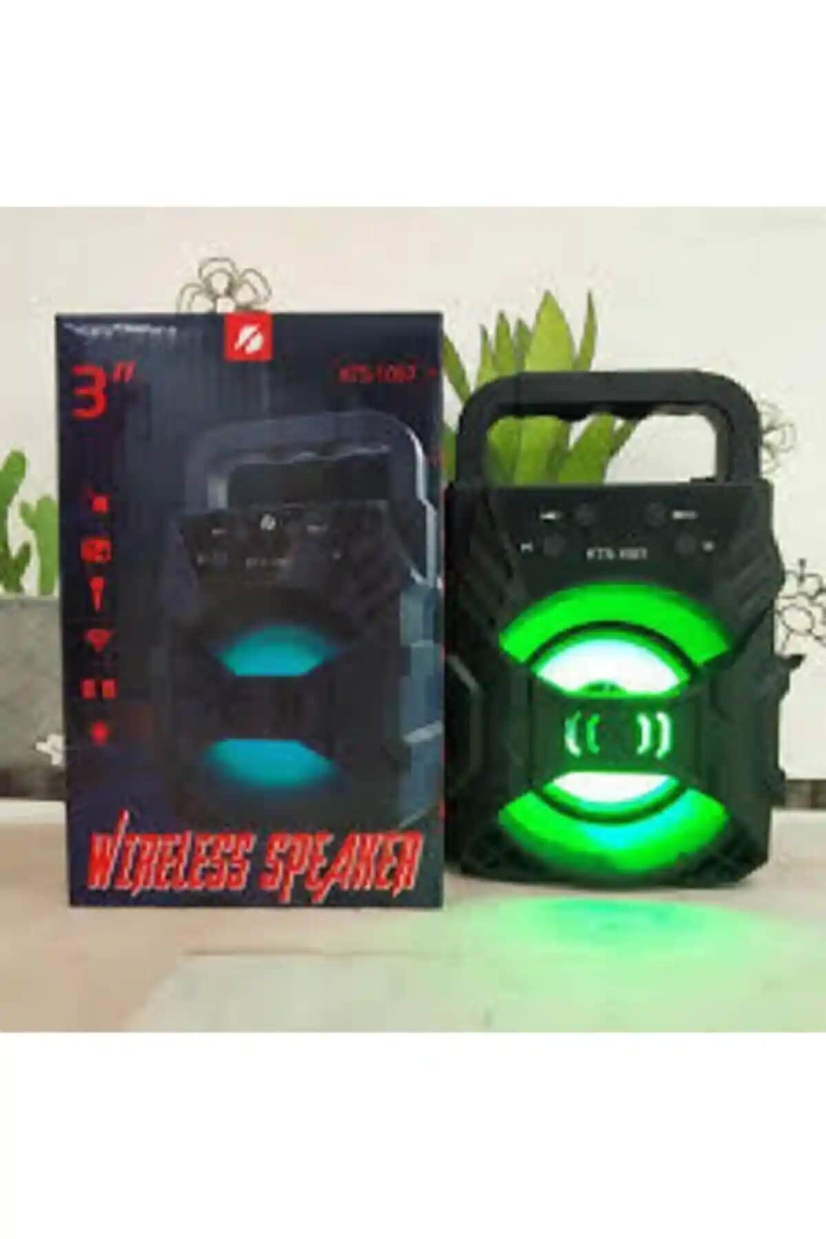 Güler Ticaret Kts-1057 Işıklı Bluetooth Hoparlör: Taşınabilir ve Çok Fonksiyonlu Ses Cihazı