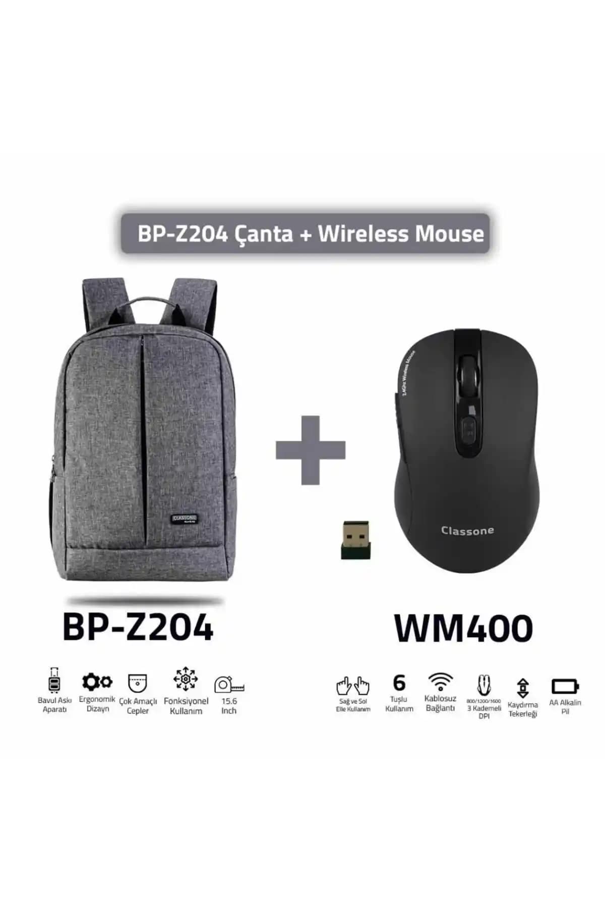 Günlük Hayata Şıklık ve Fonksiyonellik Katan Çanta ve Mouse Seti