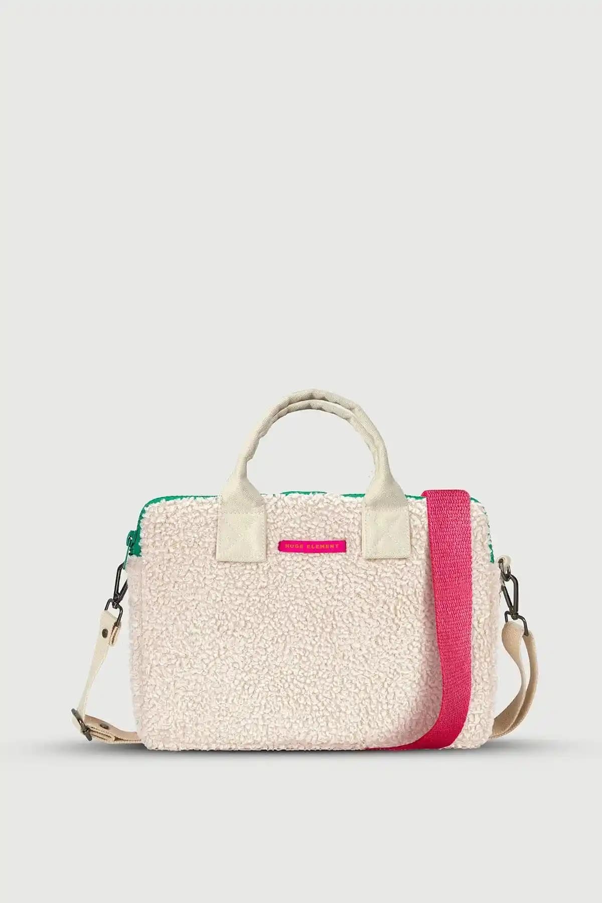 Huge Element Huge Cear Notebook Kılıfı Şık ve Dayanıklı Ekru Laptop Çantası 13-16 inç