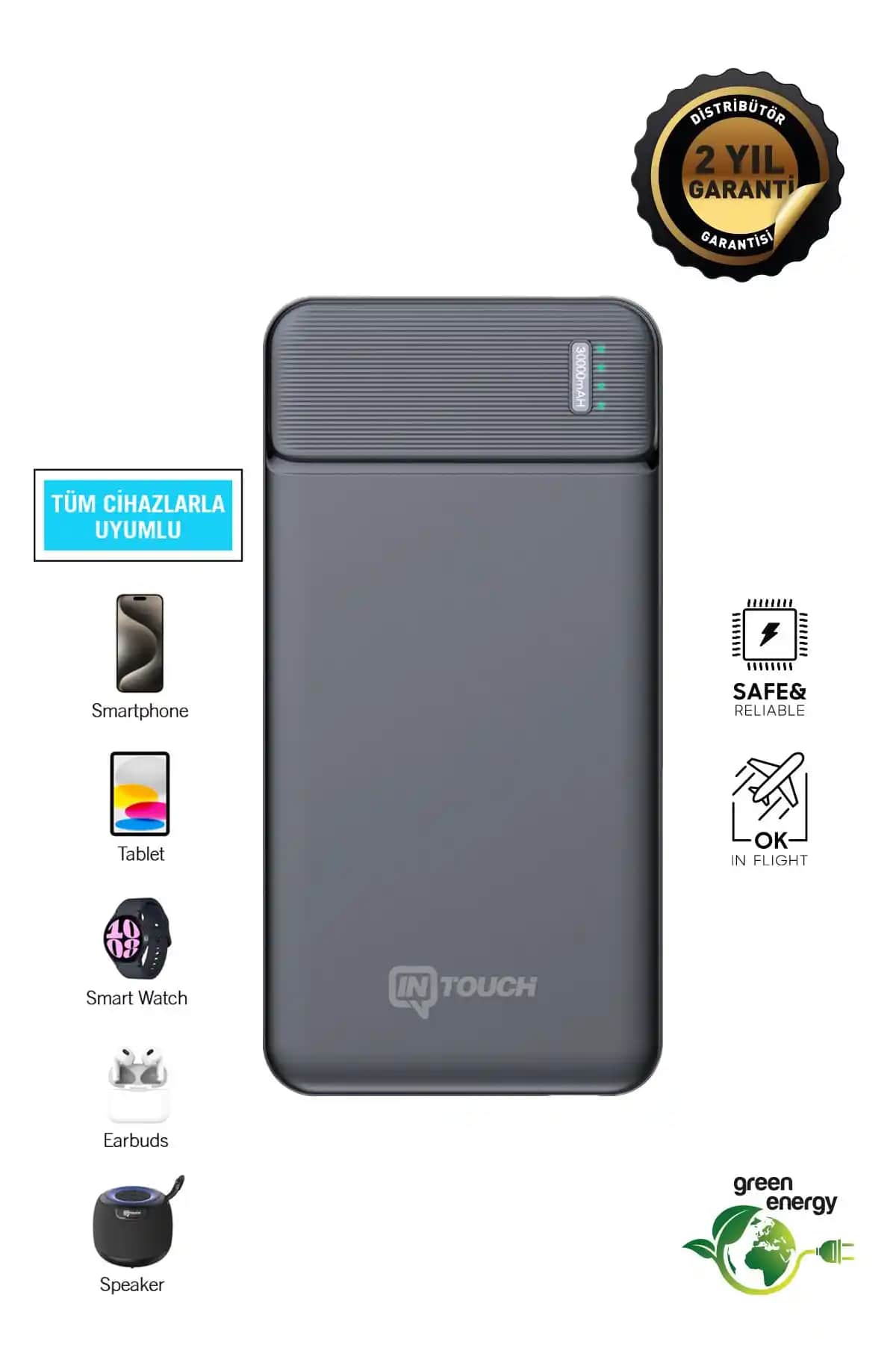 İntouch 10.000 Mah Slim Powerbank ve Xiaomi Redmi 10000mah Powerbank Karşılaştırması