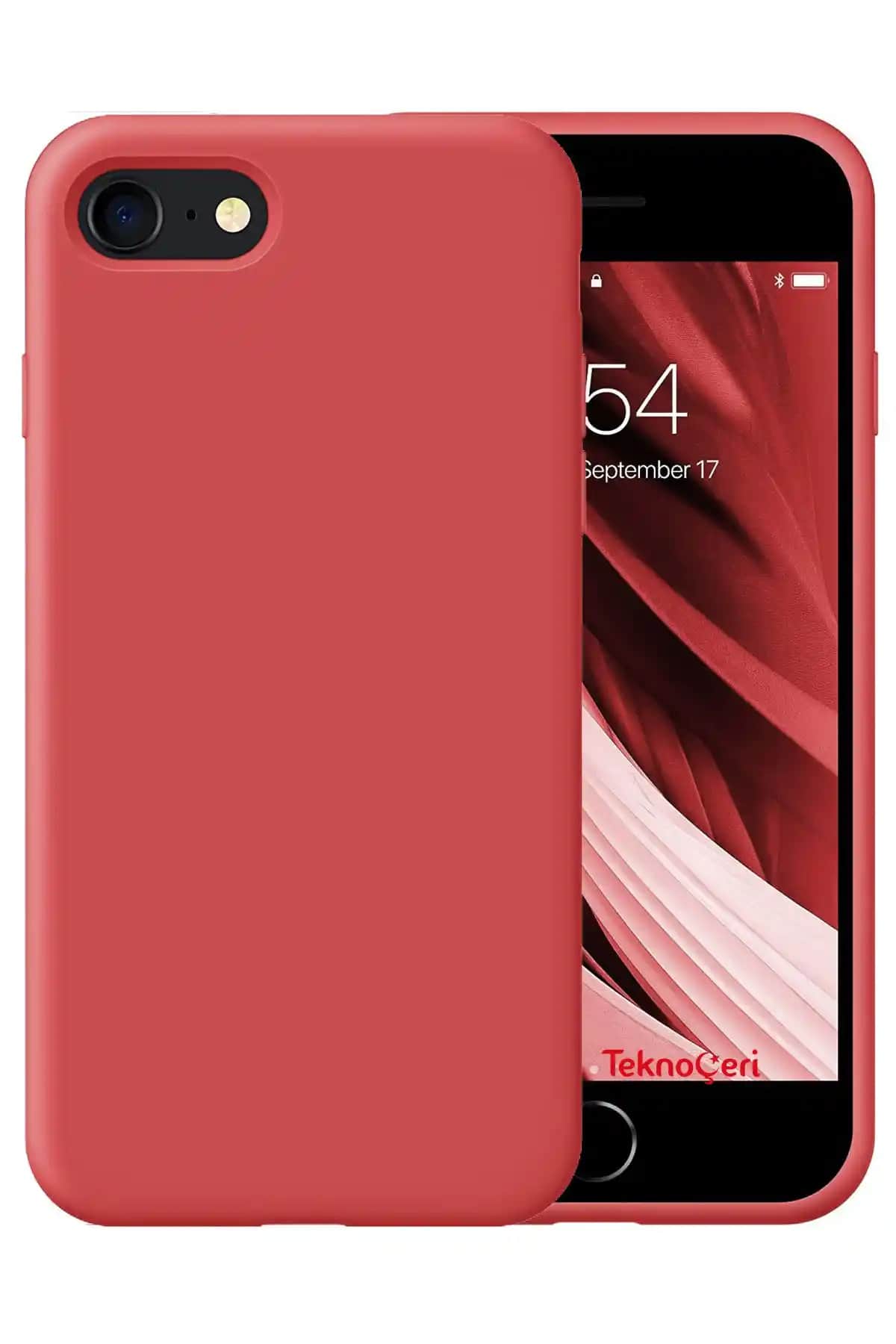 iPhone 6 ve 6s için Kadife Dokulu Silikon Kılıf Şık ve Dayanıklı Koruma Sağlar