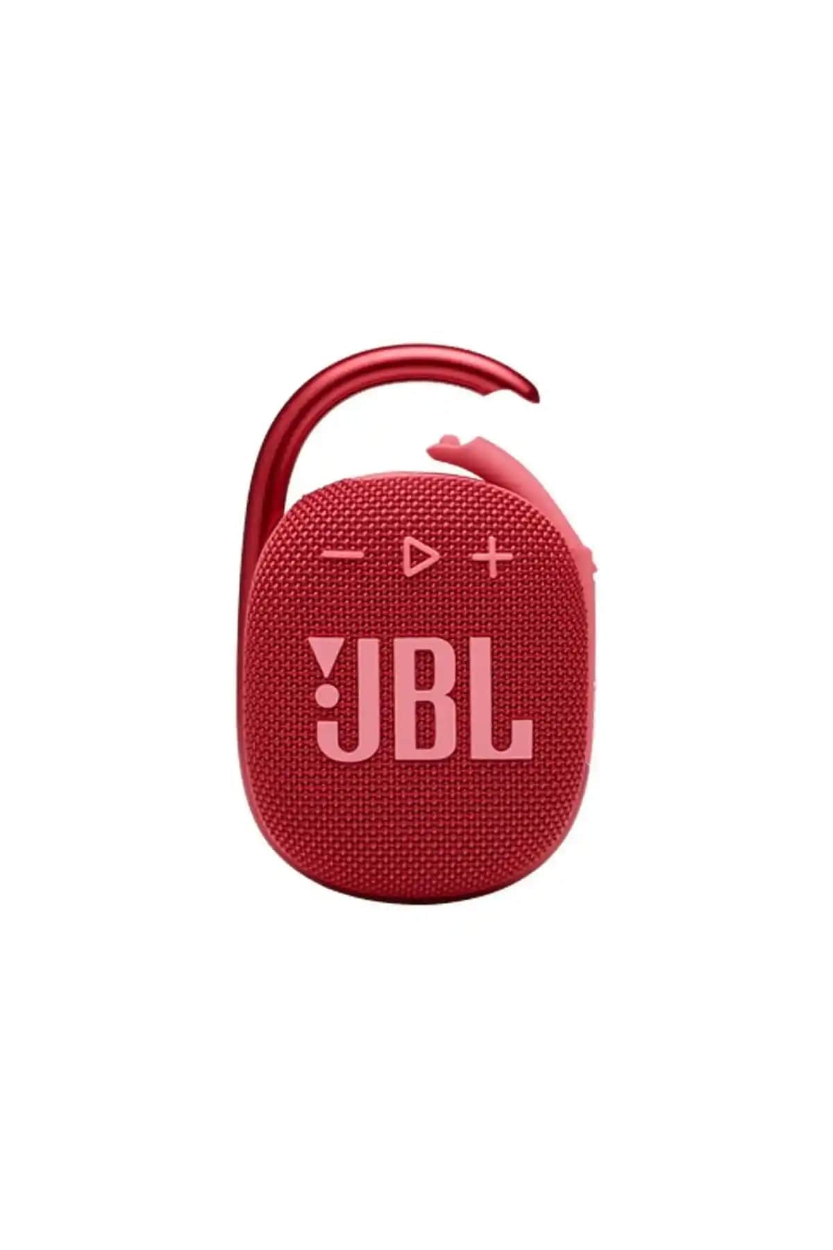 JBL Clip 4 Taşınabilir Bluetooth Hoparlör Kırmızı Renk ile Dayanıklı ve Yüksek Ses Kalitesi