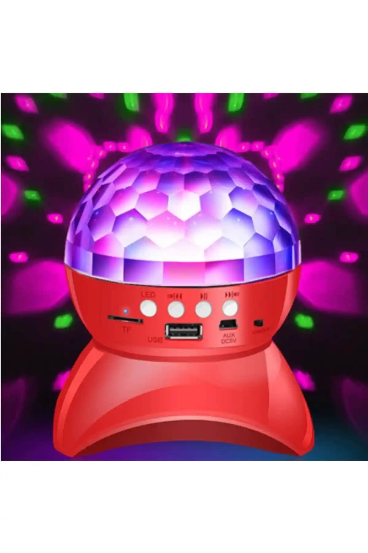 Jetcom Bluetooth Led Disco Topu: Çok Fonksiyonlu Taşınabilir Eğlence Cihazı