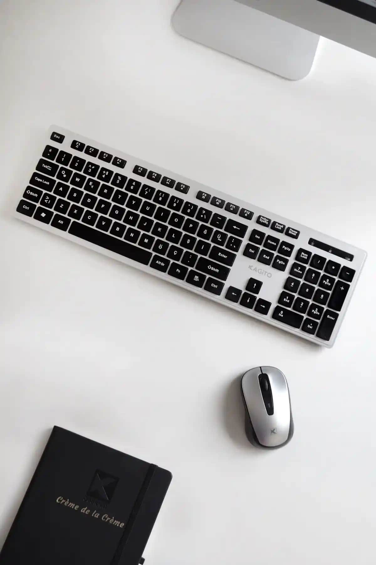 Kagito Silver Kablosuz Klavye ve Mouse Seti: Ergonomik ve Modern Çalışma Aksesuarları