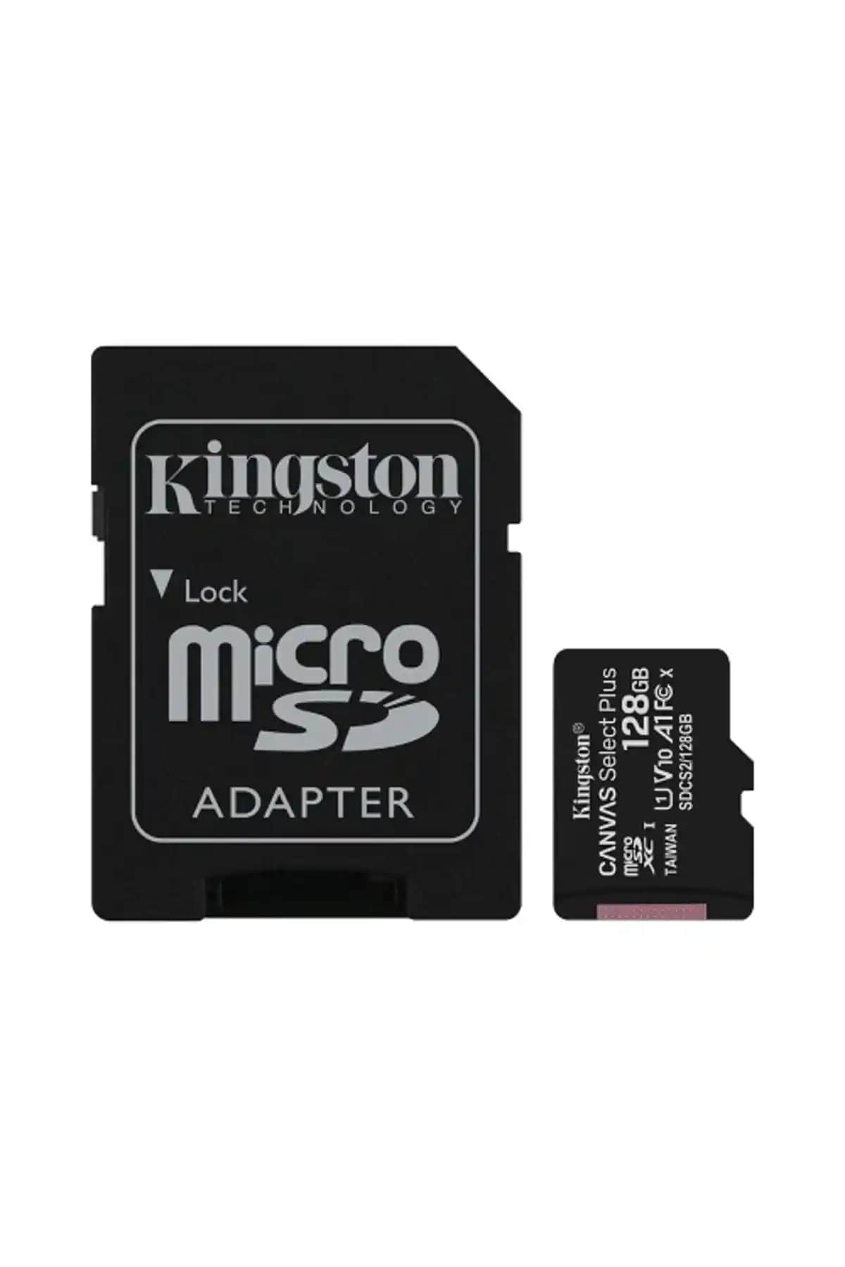 Kingston 128GB Canvas Select Plus MicroSD Hafıza Kartı Güçlü ve Güvenilir Depolama Çözümü