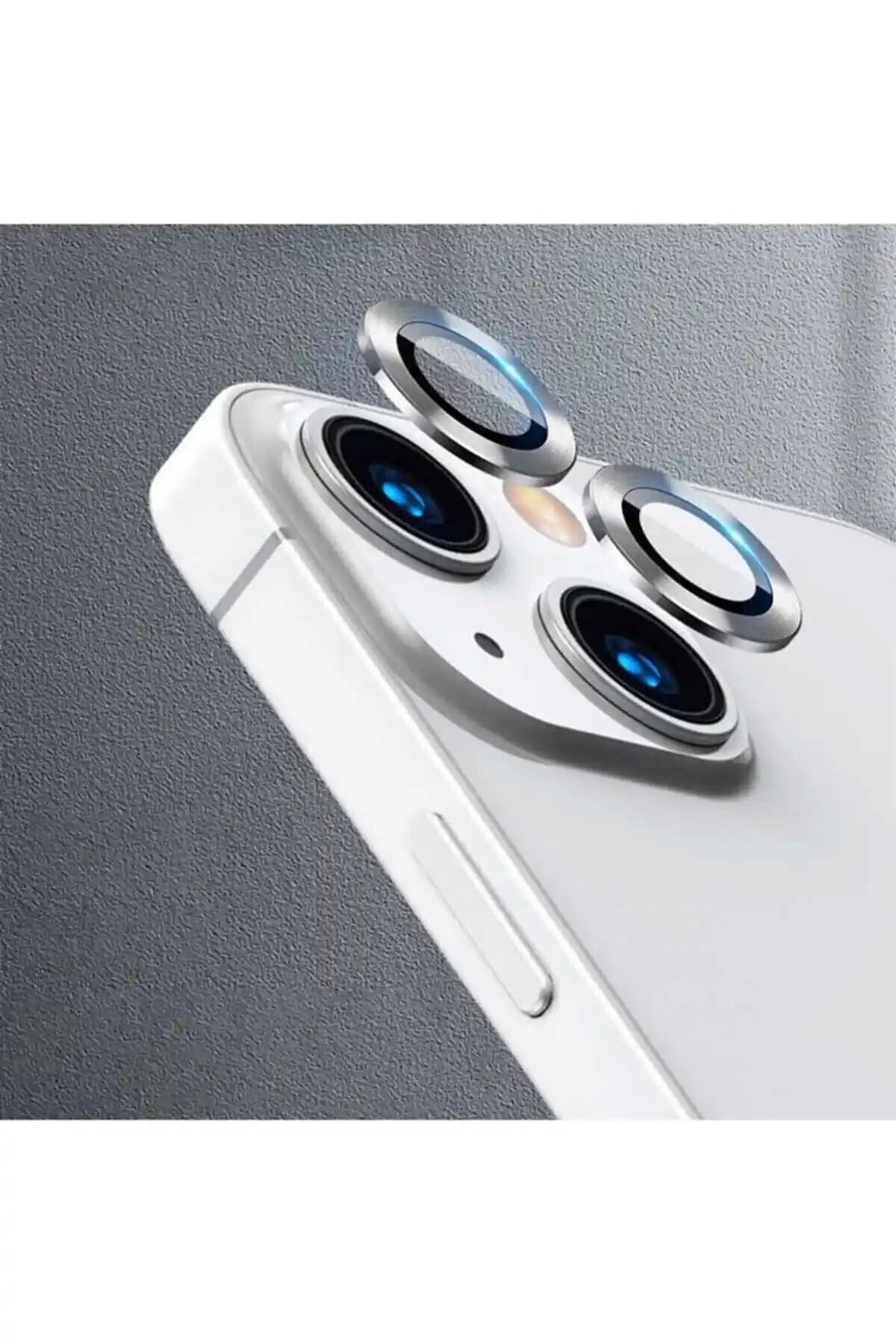 KVK PRİVACY iPhone 13 Mini Kamera Lens Koruyucu Mercek Şık ve Dayanıklı Koruma Çözümü