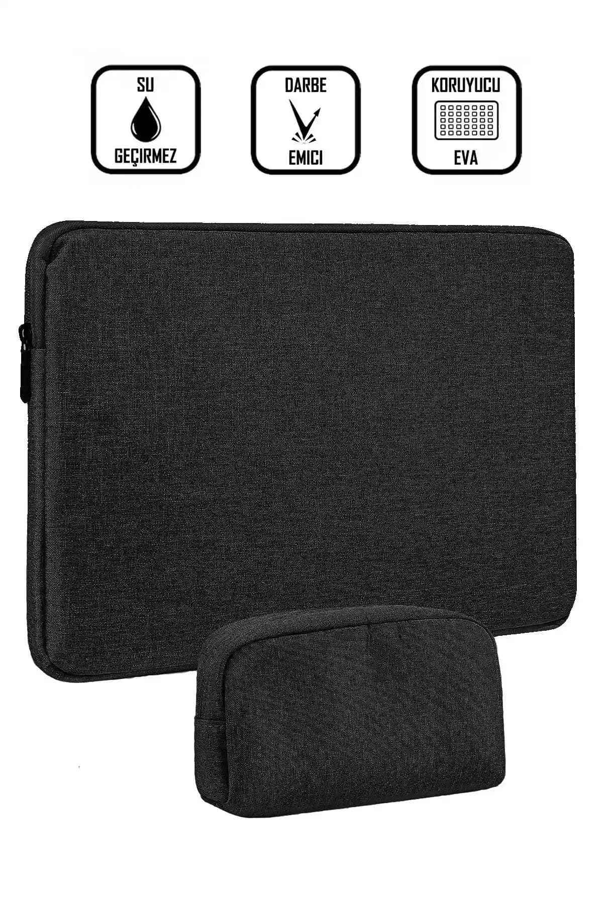 Modawest Füme MacBook Kılıfı 13-16.9 İnç Arası Uyumlu Dayanıklı ve Şık Tasarım