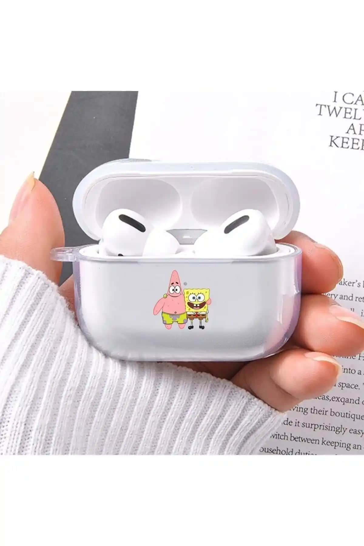 Mooodcase Şeffaf Silikon Kablosuz Kulaklık Kılıfı Enerjik Tasarım ve Dayanıklılık