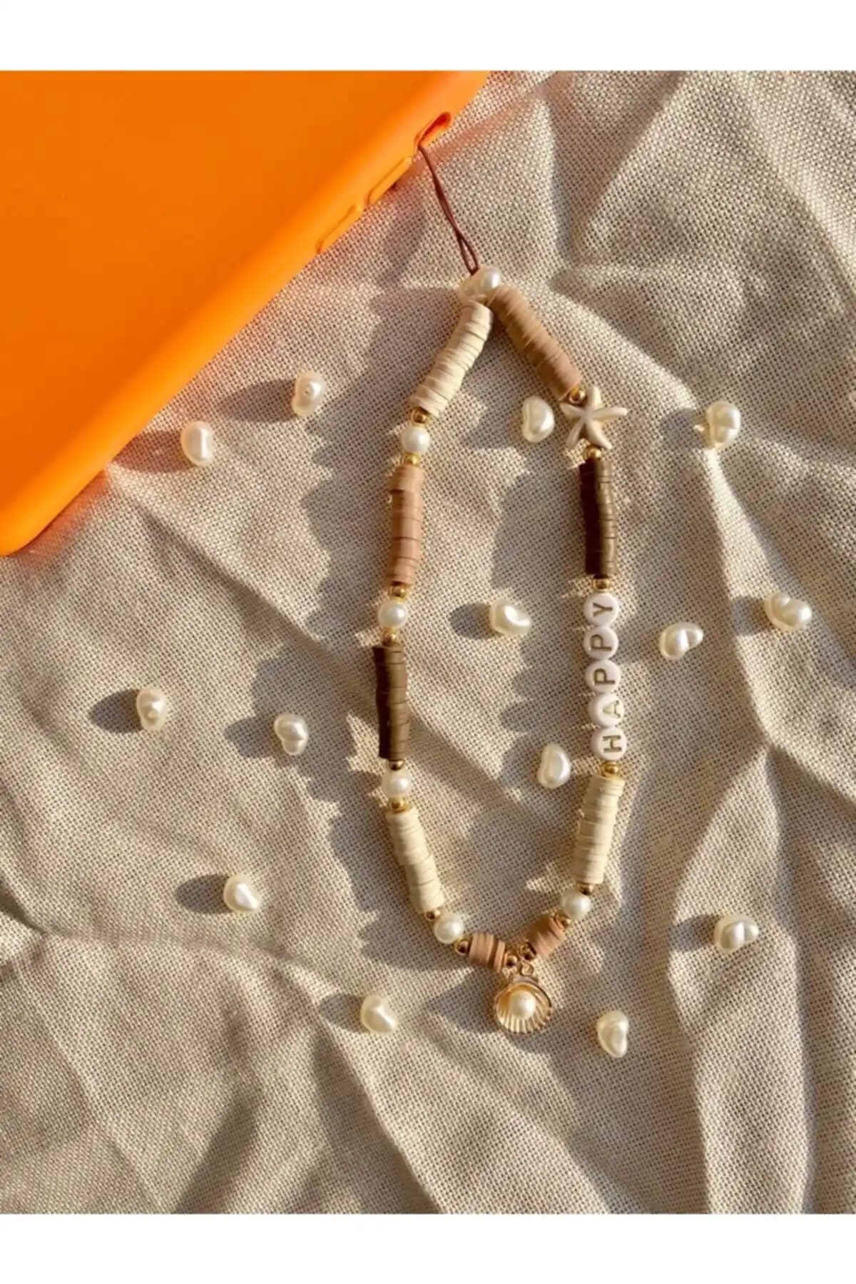 Moshi Design Happy Fimo Boncuklu Telefon Askısı: Şık ve Kullanışlı Telefon Aksesuarı