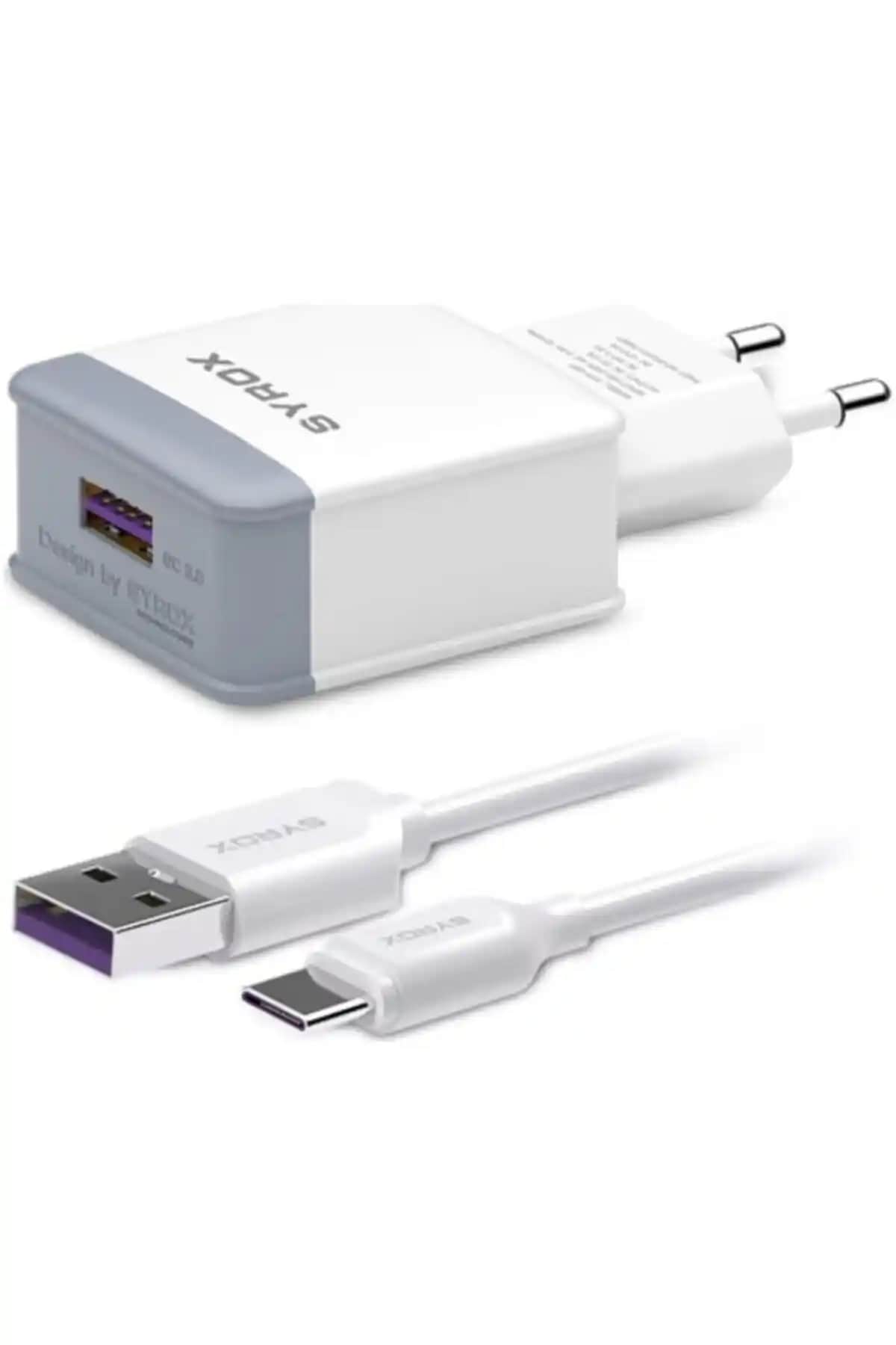 Oppo A53s Uyumlu Type-C Hızlı Şarj Cihazı Seti Güvenli ve Dayanıklı Tasarım