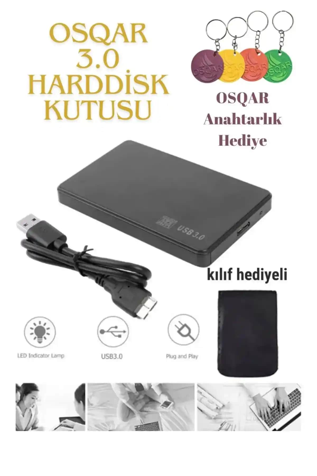 Osqar ve WOZLO 2.5 inç USB 3.0 Harici Hard Disk Kutuları Karşılaştırması