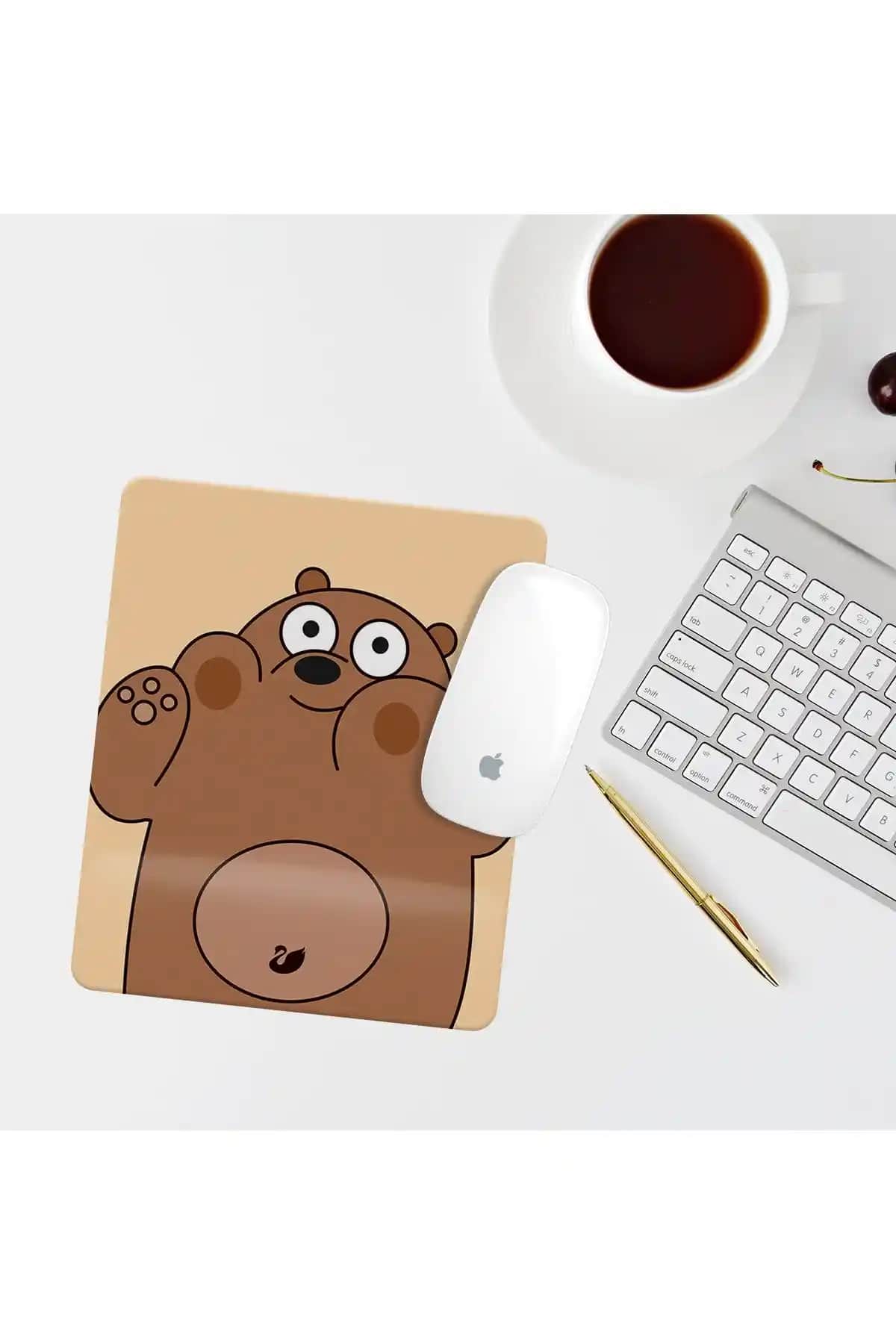 Özer Store Kahverengi ve Renkli Desen Bilek Destekli Mouse Pad Karşılaştırması