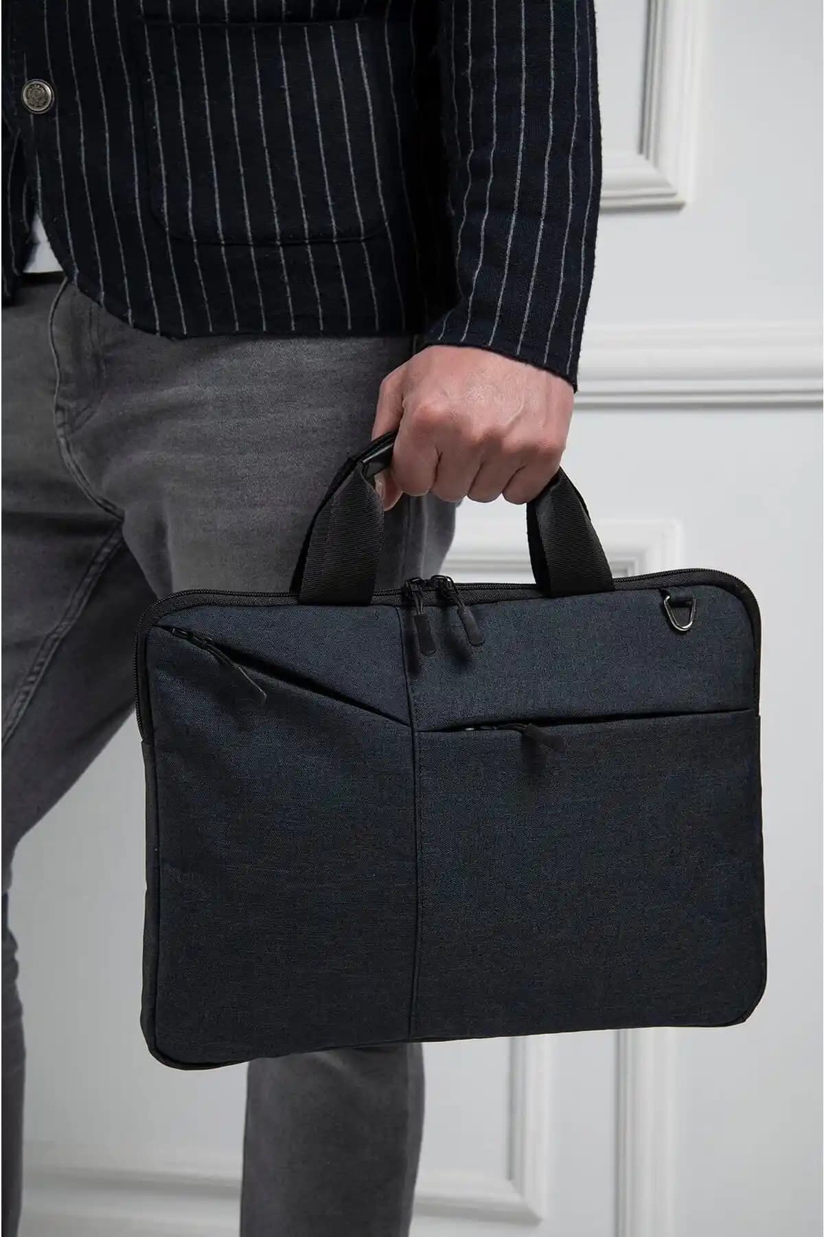 Polina Lodz Tasarımı Şık ve Dayanıklı 15-16 İnç Dizüstü Bilgisayar Çantası