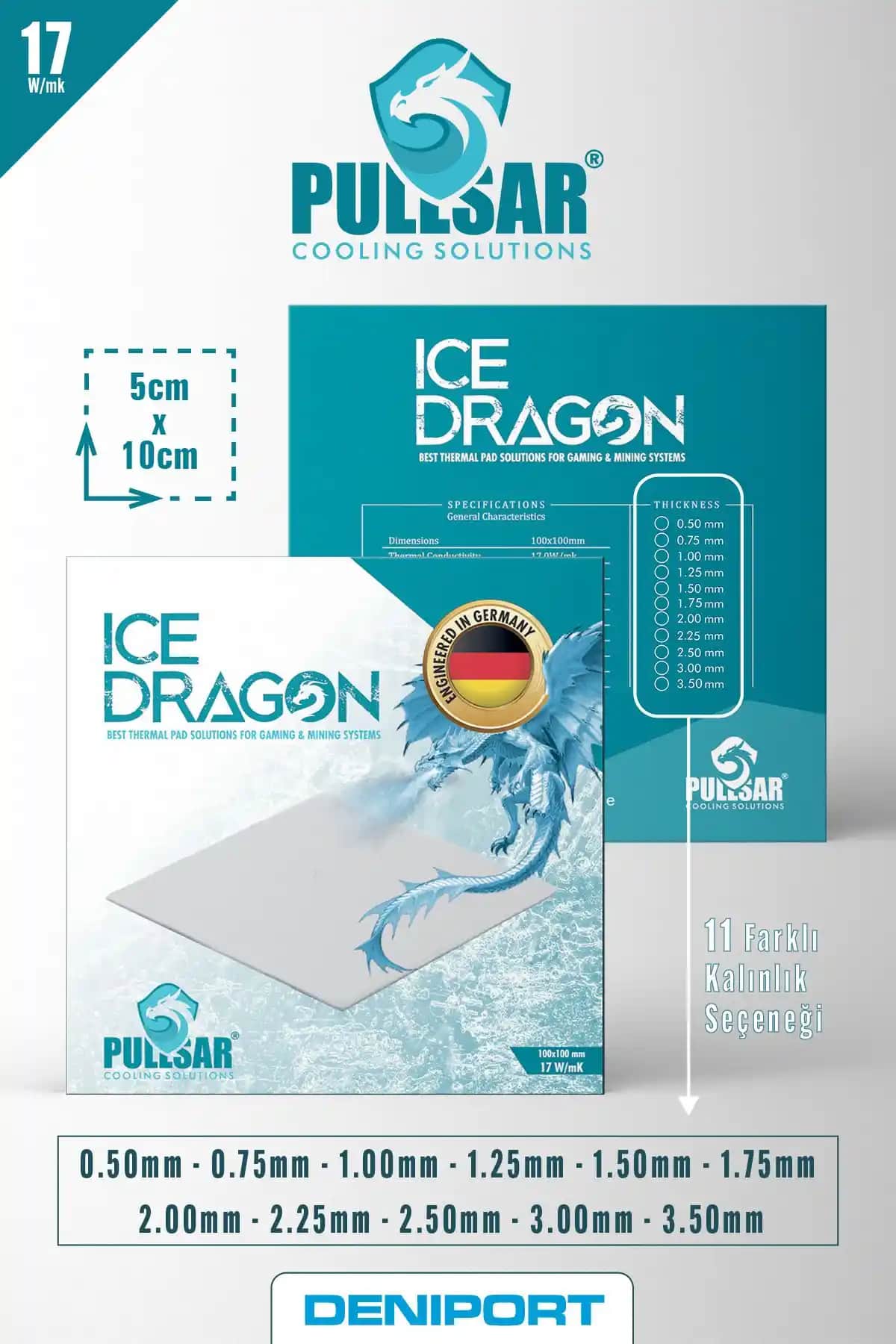 Pullsar Ice Dragon Termal Ped: Yüksek Performans ve Güvenilirlik Sunan Soğutma Çözümü