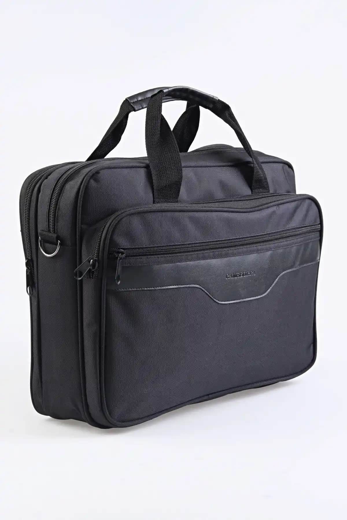 Ramsburry Siyah Unisex Su Geçirmez Laptop Çantası: Şıklık ve Fonksiyonellik Bir Arada