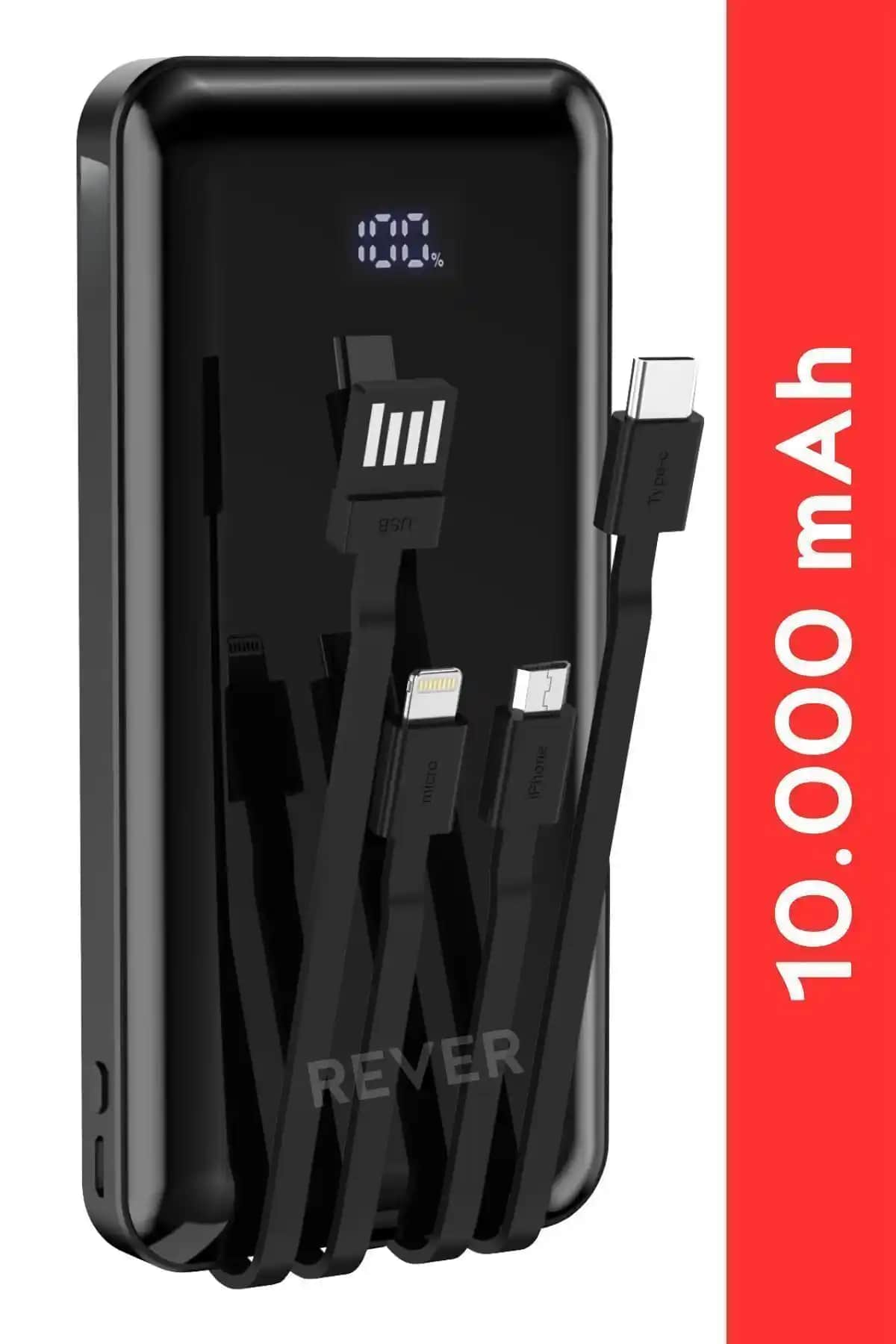 Rever 10.000 mAh Powerbank: Yüksek Kapasite ve Taşınabilirlik Özellikleri