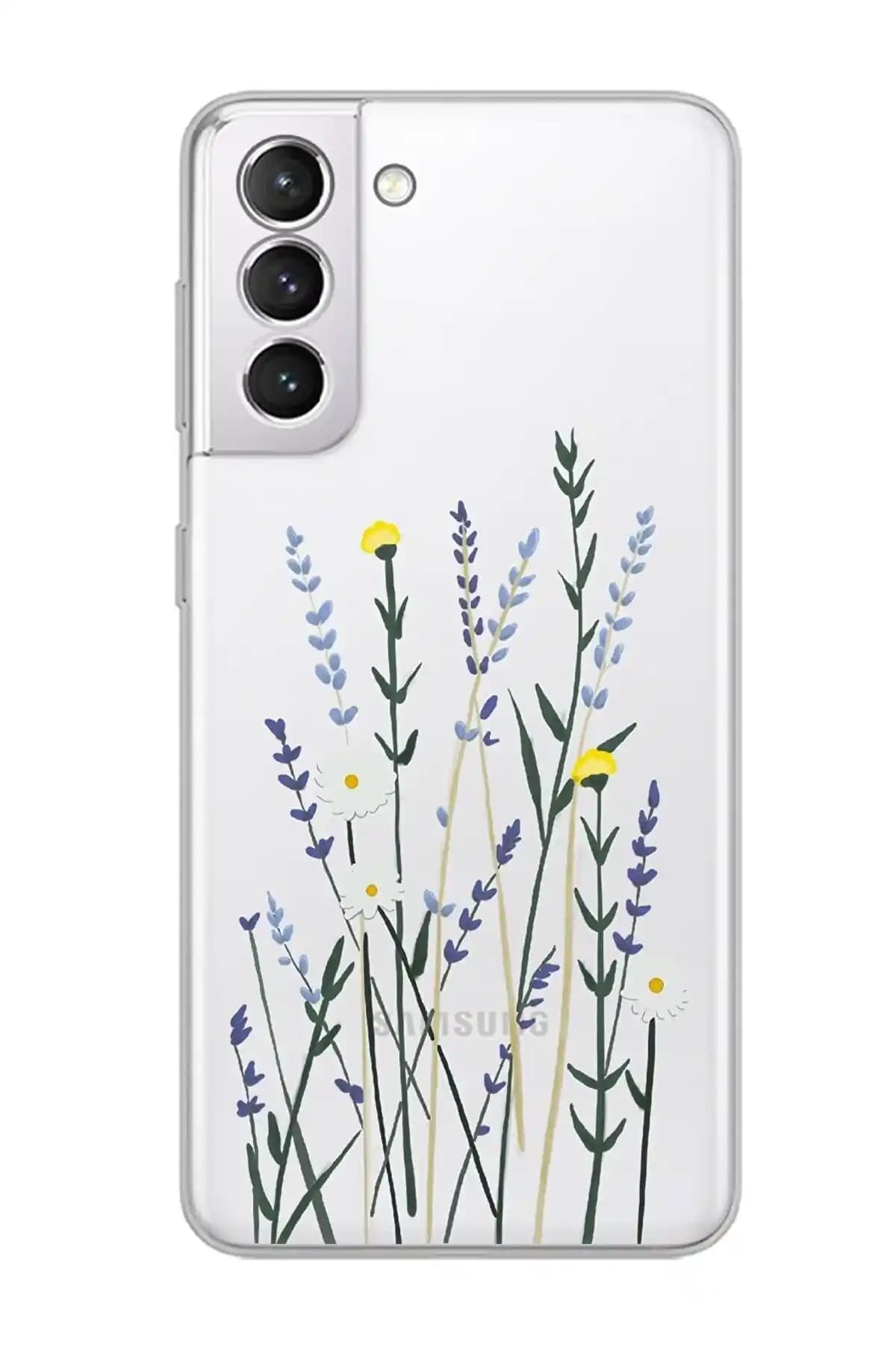 Samsung Galaxy S21 FE için Soft Lavenders Tasarımlı Şeffaf Silikon Kılıfın Özellikleri ve Kullanım Avantajları