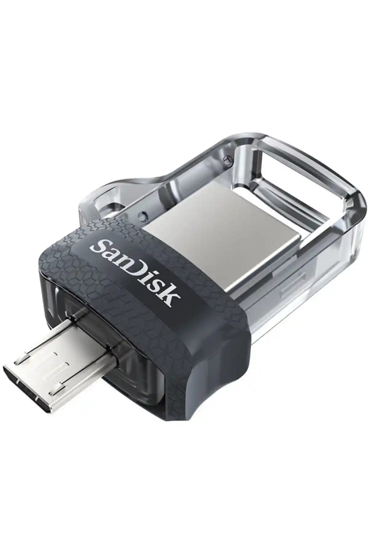Sandisk Ultra Dual 128GB USB 3.0 OTG Bellek Yüksek Hızlı ve Çok Yönlü Taşınabilir Depolama