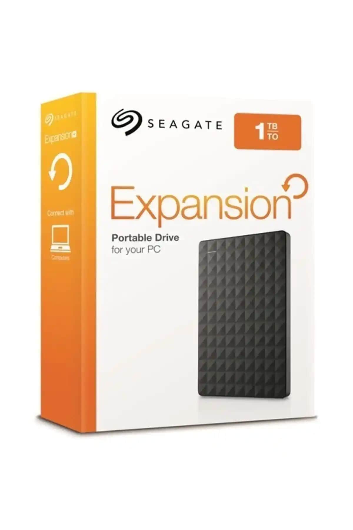 Seagate 1TB 2.5" USB 3.0 Taşınabilir Harddisk Siyah Geniş Depolama ve Hızlı Veri Transferi