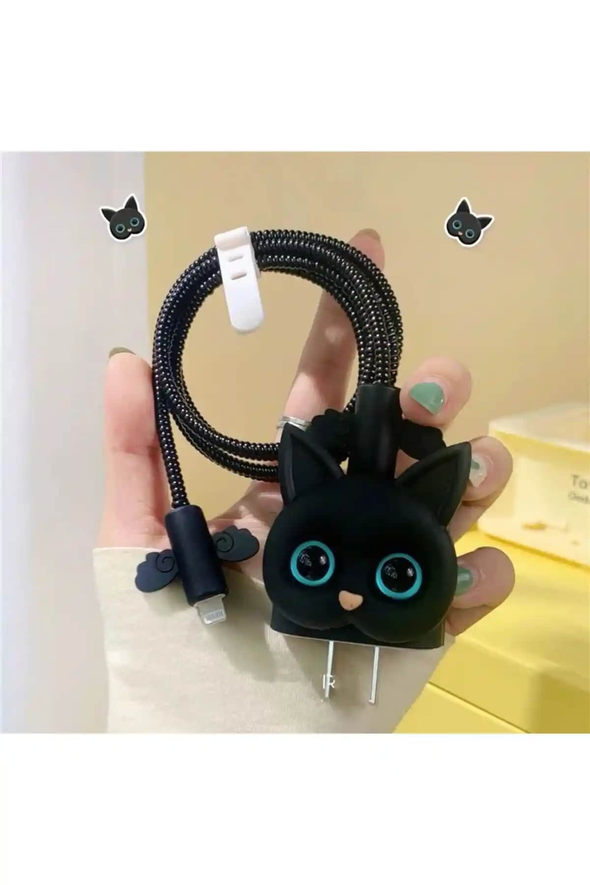 Sevimli Kablo Koruyucu Seti Çocuklar ve Teknoloji Severler İçin Fonksiyonel Çözüm