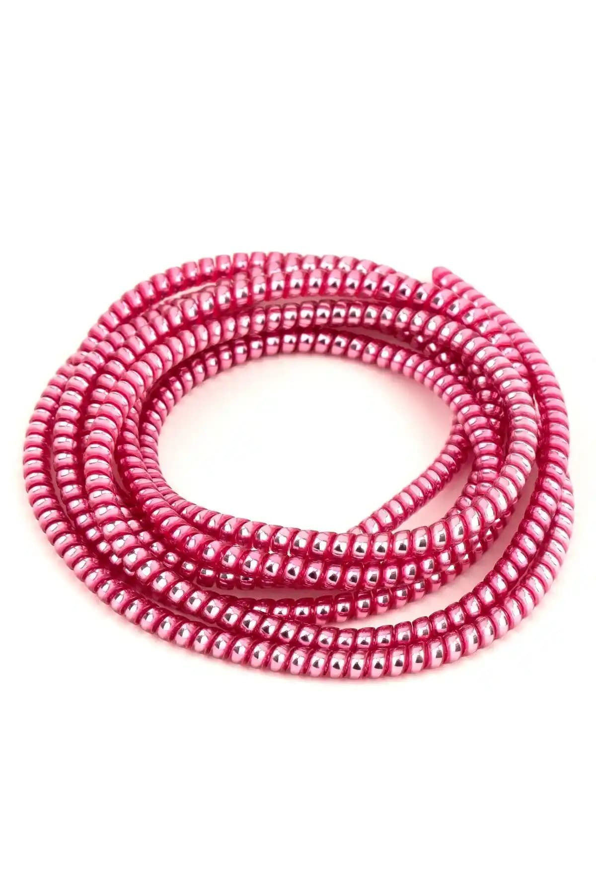 SPELT Şarj Aleti Kablosu Koruğu Pembe Renkli Dayanıklı ve Estetik Kablo Koruma Çözümü