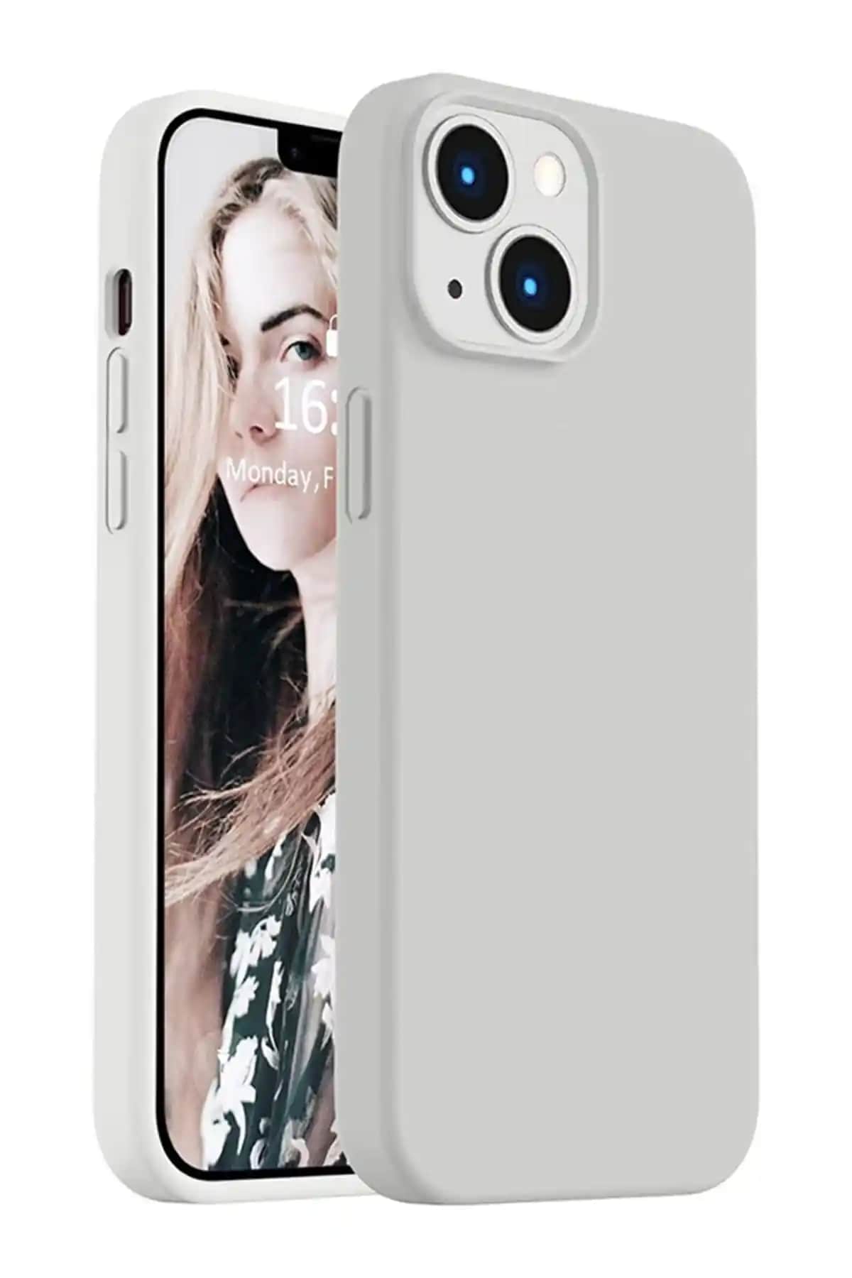 TrendCell Kadife Premium Silikon Kılıf iPhone 13 ve 14 için Koruma ve Şıklık Sunar