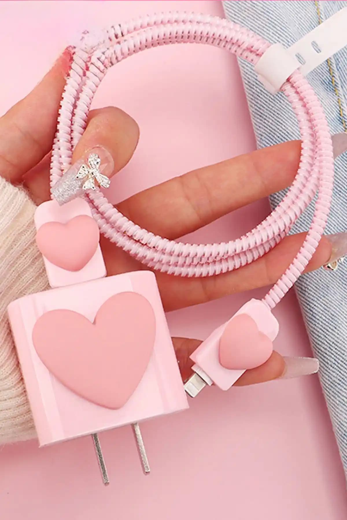 WANNA PROTECT iPhone 18-20W Uyumlu Şarj Kablosu ve Kılıf Seti Güvenlik ve Estetik Birlikteliği