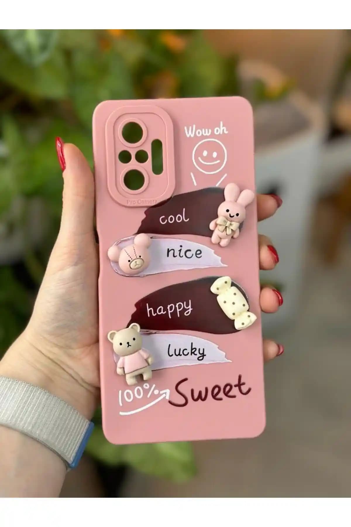 Xiaomi Mi Note 10 Pro için Pembe Silikon Kılıf Şıklık ve Koruma Sunar