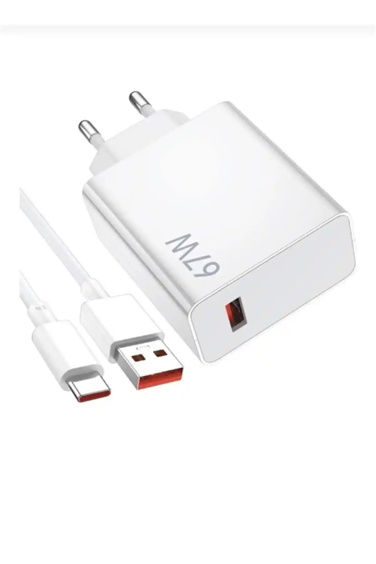 Xiaomi Redmi Note 9 Pro Uyumlu 67 Watt Hızlı Turbo Şarj Seti ve Type-C Kablo Karşılaştırması